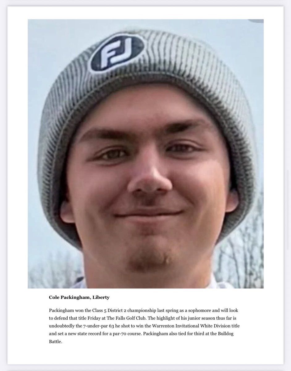 LindsayLHS's tweet image. Cole Packingham was selected as one of the Top 5 high school boys to watch this postseason by stltoday.