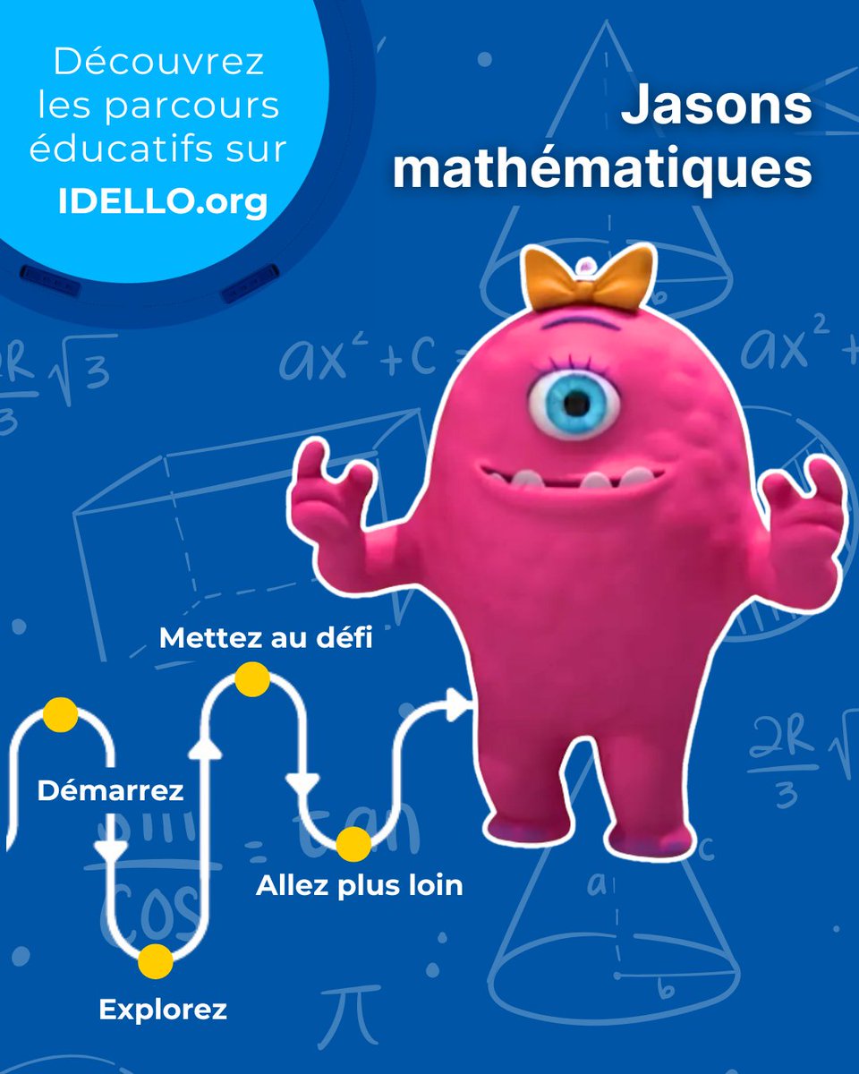 📚 Comment animer les mathématiques en classe, simplement?

🎯 Avec « Jasons mathématiques », les chiffres deviennent un jeu et chaque activité, une aventure cognitive.

🔗Capsules interactives et défis ludiques à explorer ici : ow.ly/irR650VO7FG!