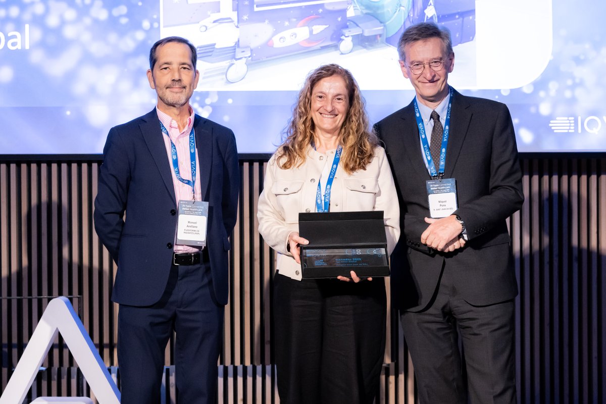 SJDbarcelona_ca's tweet image. 🏆 L'Hospital Sant Joan de Déu Barcelona rep el premi #TopValue Global d’@IQVIA_global

Un reconeixement a la recerca constant de la valoració, l’eficiència i l’excel·lència en l’àmbit hospitalari.