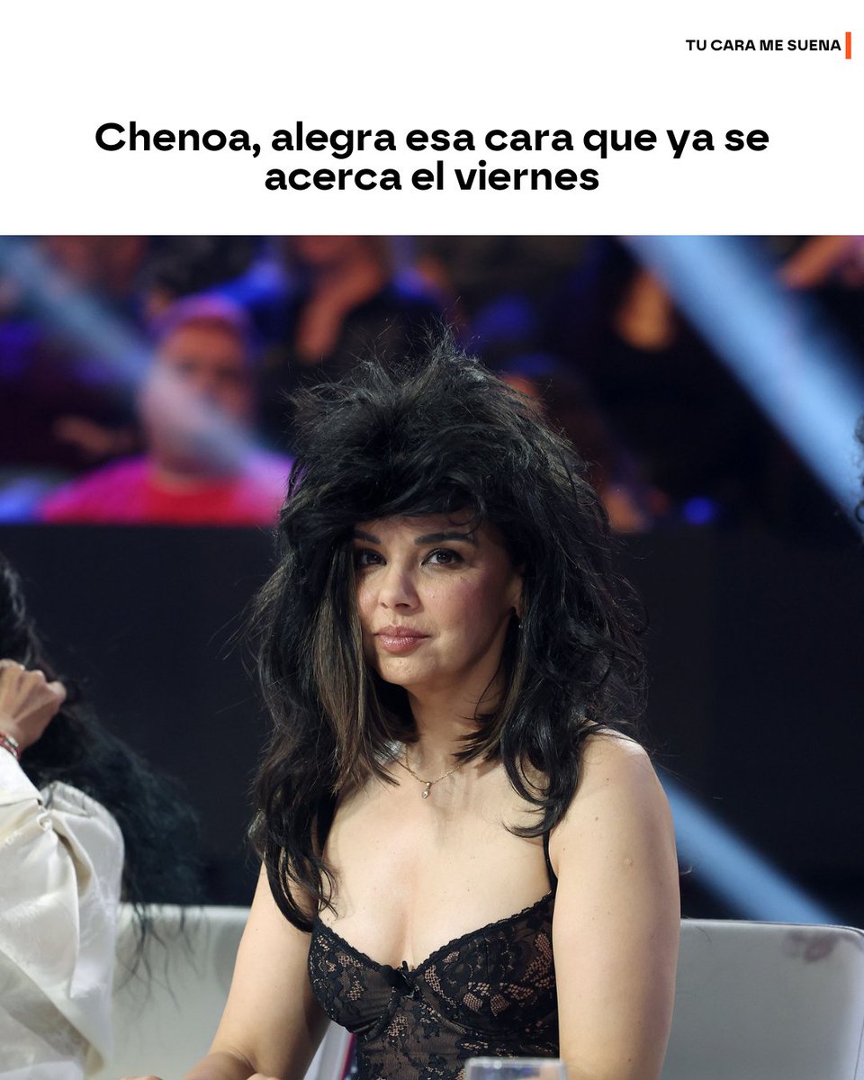 Venga <a href="/Chenoa/">Chenoa</a>, que ya queda menos para el viernes. 😂 #TCMS