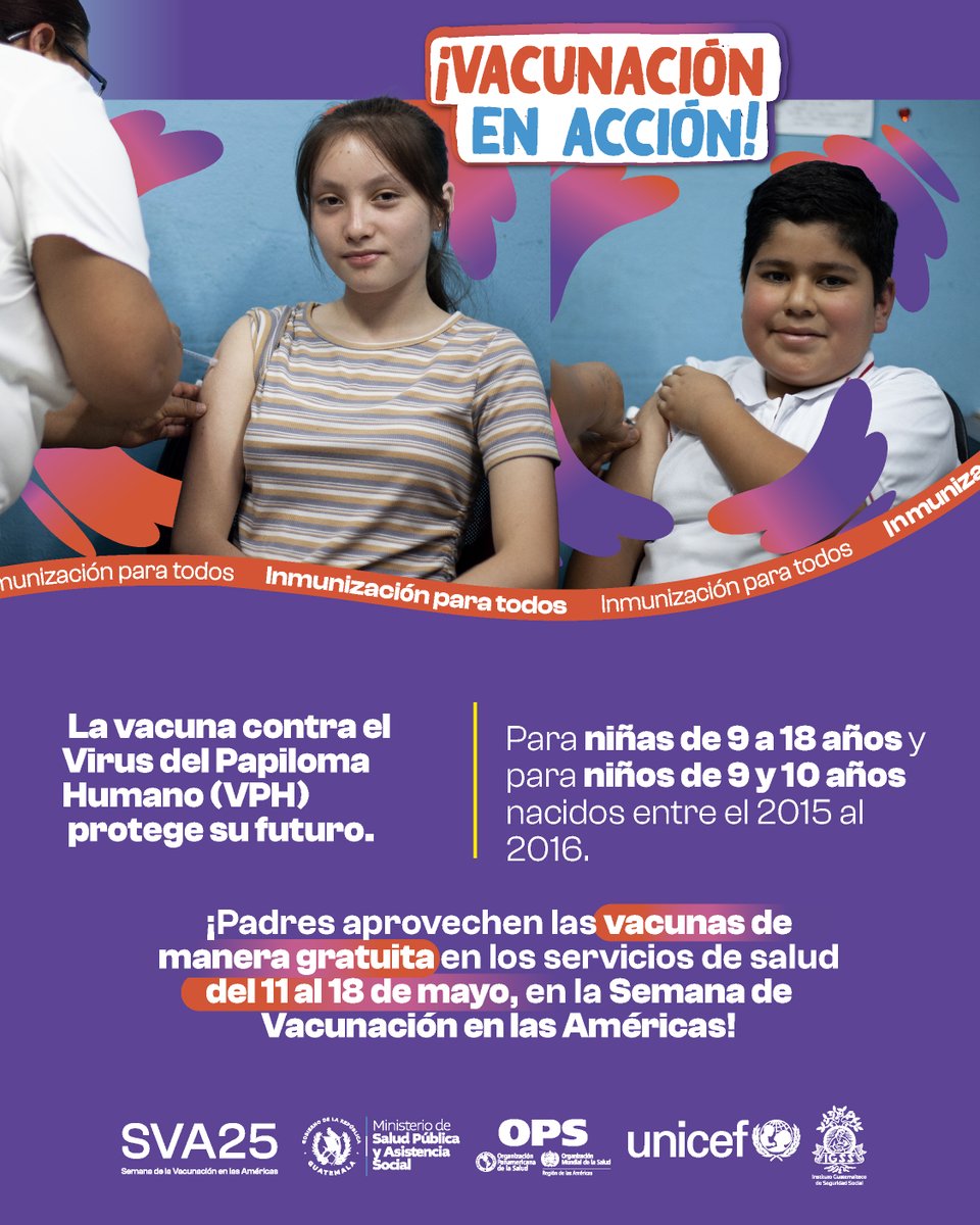 Vacunarse es un acto de amor y responsabilidad. Esta semana, reforzamos el compromiso con la salud de nuestras comunidades, promoviendo la vacunación como una herramienta segura y efectiva para prevenir enfermedades.