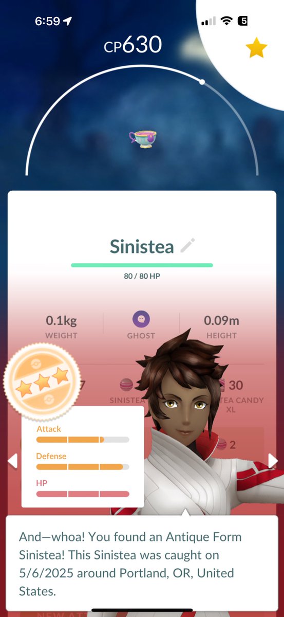 Antique form sinistea after 31 raids 😀🫖