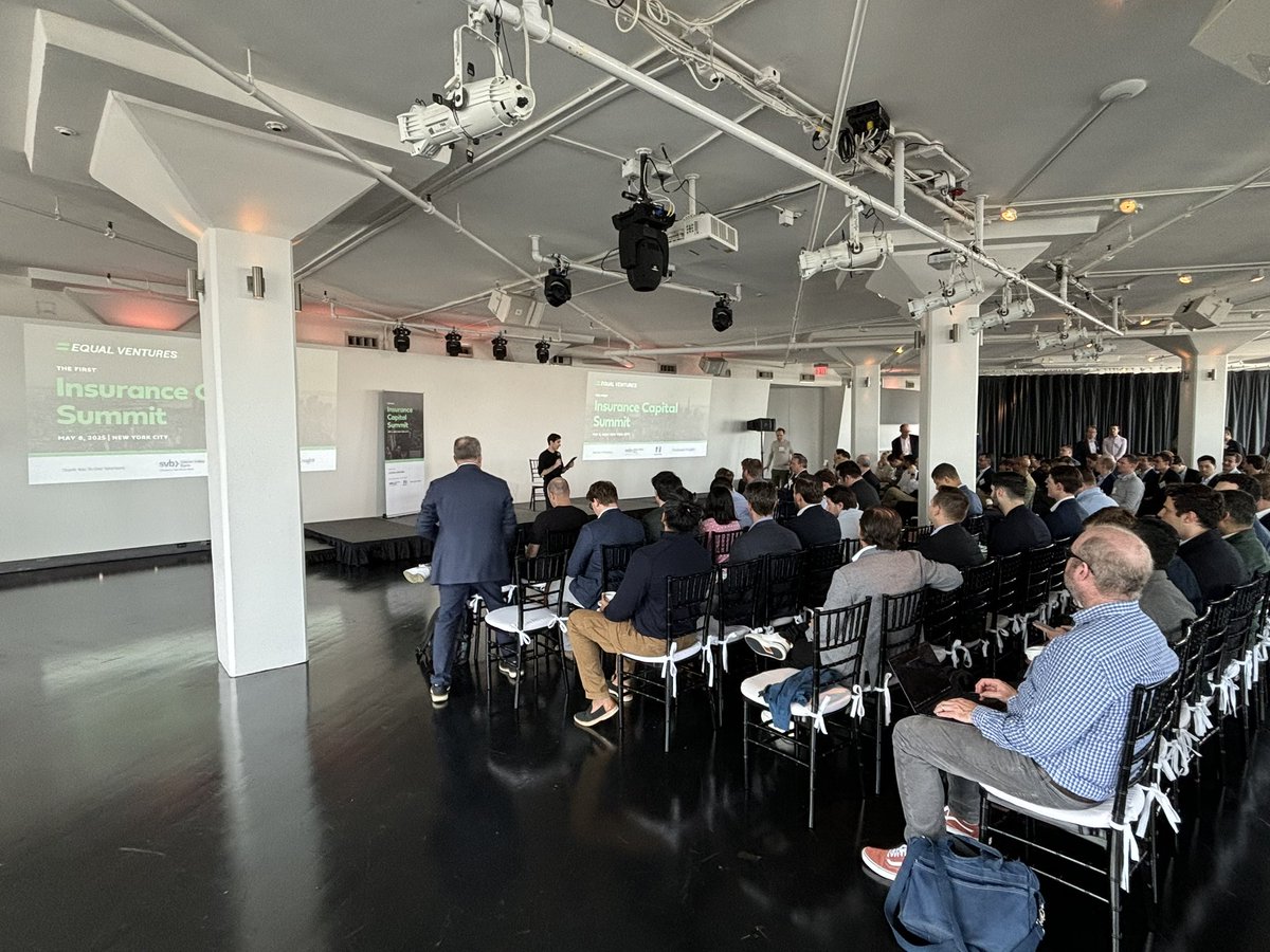 Ali Afridi (@alikafridi) on Twitter photo Full house at our inaugural Insurance Capital Summit <a href="/EqualVentures/">Equal Ventures</a>.
Kicking off with opening remarks from <a href="/achadroff/">Adam Chadroff</a> Full house at our inaugural Insurance Capital Summit <a href="/EqualVentures/">Equal Ventures</a>.
Kicking off with opening remarks from <a href="/achadroff/">Adam Chadroff</a>
