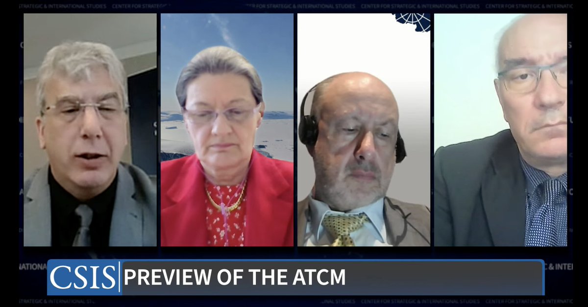 CSIS Americas (@csisamericas) on Twitter photo 🔴LIVE NOW | Americas Senior Associate <a href="/WilliamMuntean/">Will Maxwell</a> sits down with Antarctica experts Anna Maria Fioretti, Orazio Guanciale, and Albert Lluberas to discuss what to expect at this year's Antarctic Treaty Consultative Meeting in Milan.
Watch here: youtube.com/live/80PAm9US0… 🔴LIVE NOW | Americas Senior Associate <a href="/WilliamMuntean/">Will Maxwell</a> sits down with Antarctica experts Anna Maria Fioretti, Orazio Guanciale, and Albert Lluberas to discuss what to expect at this year's Antarctic Treaty Consultative Meeting in Milan.
Watch here: youtube.com/live/80PAm9US0…