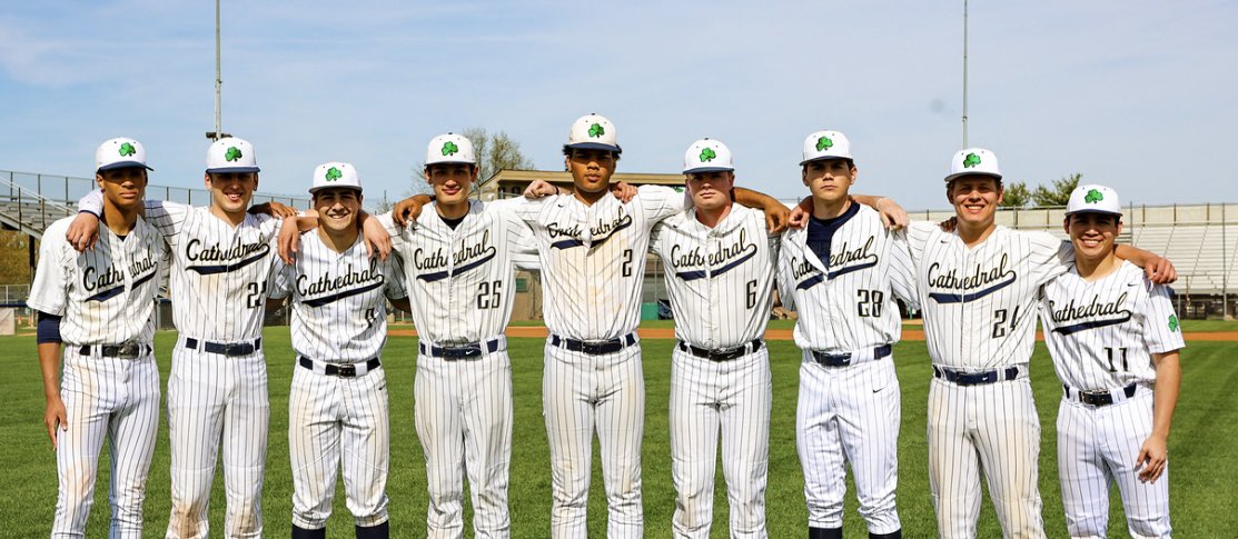 Cathedral Baseball Senior Night- Cathedral’s Brunette Park- TONIGHT, Thursday, May 8th- Senior Introductions at approximately 5:15pm. First pitch to follow at about 5:30pm. ☘️⚾️