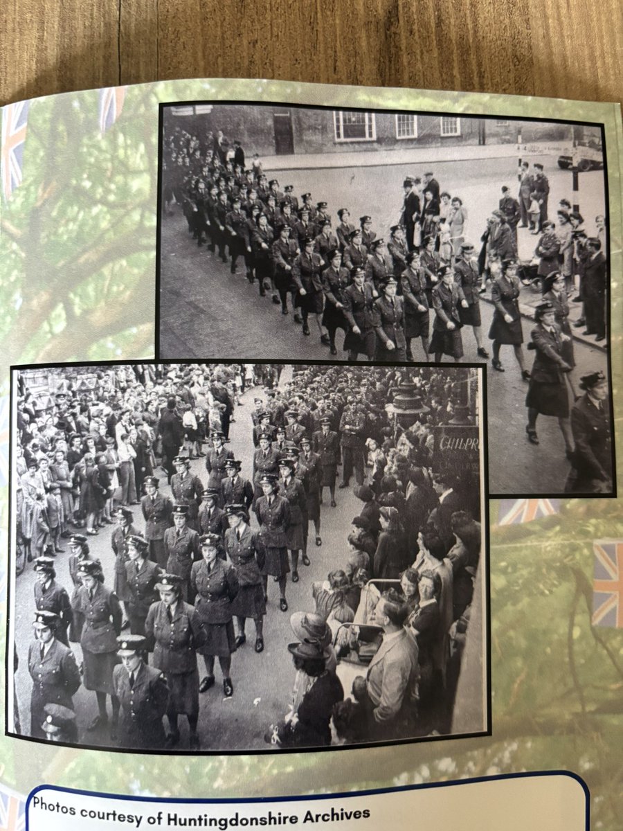 VE Day 80th Anniversary today. The Nation Remembers 🇬🇧 Representing HM The King’s <a href="/Lord_Lt_Cambs/">Julie Spence, Lord Lieutenant Cambridgeshire</a> with a flag raising at <a href="/huntsdc/">Huntingdonshire DC</a>, a procession and wreath laying at the thinking soldier <a href="/Huntingdon_Town/">Huntingdon Town Council</a>. With a poignant look back at photos from the same day 80years ago