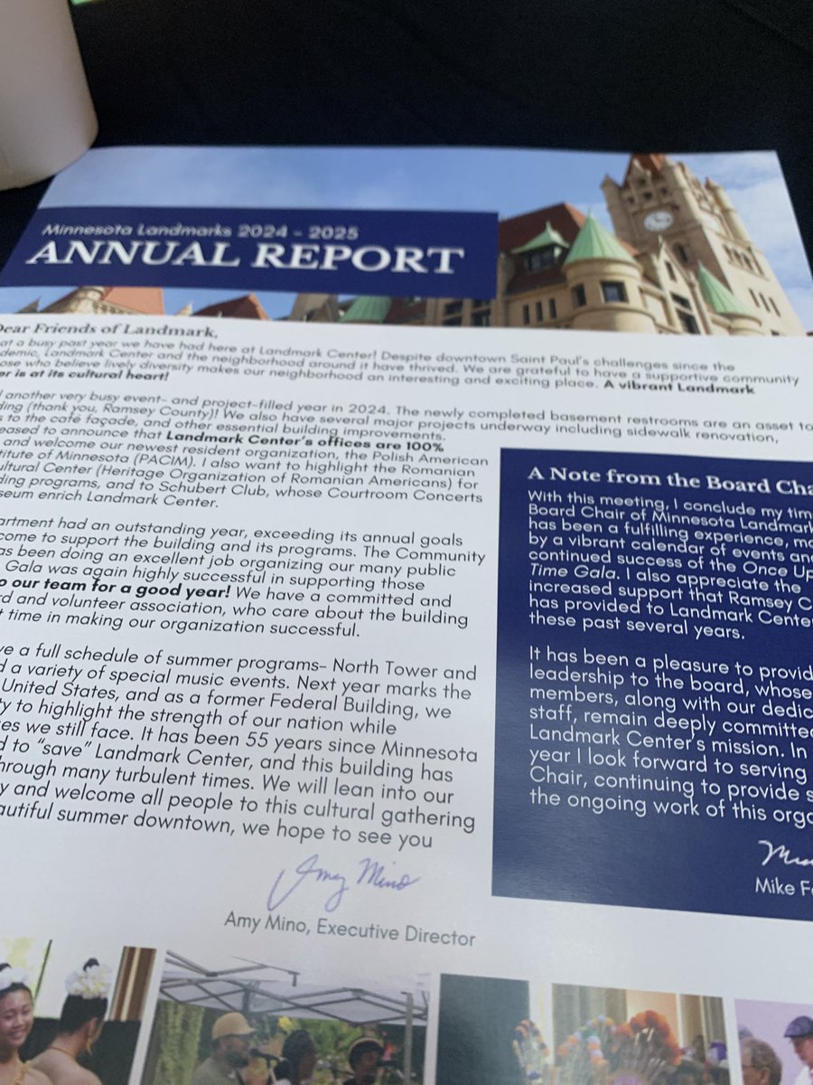 The Landmark Center continues to be a vibrant connection point for downtown Saint Paul and <a href="/RamseyCounty/">RamseyCounty</a>! A year full of events, community activities, private events and office space. 100% of the Landmark Center’s offices are occupied!