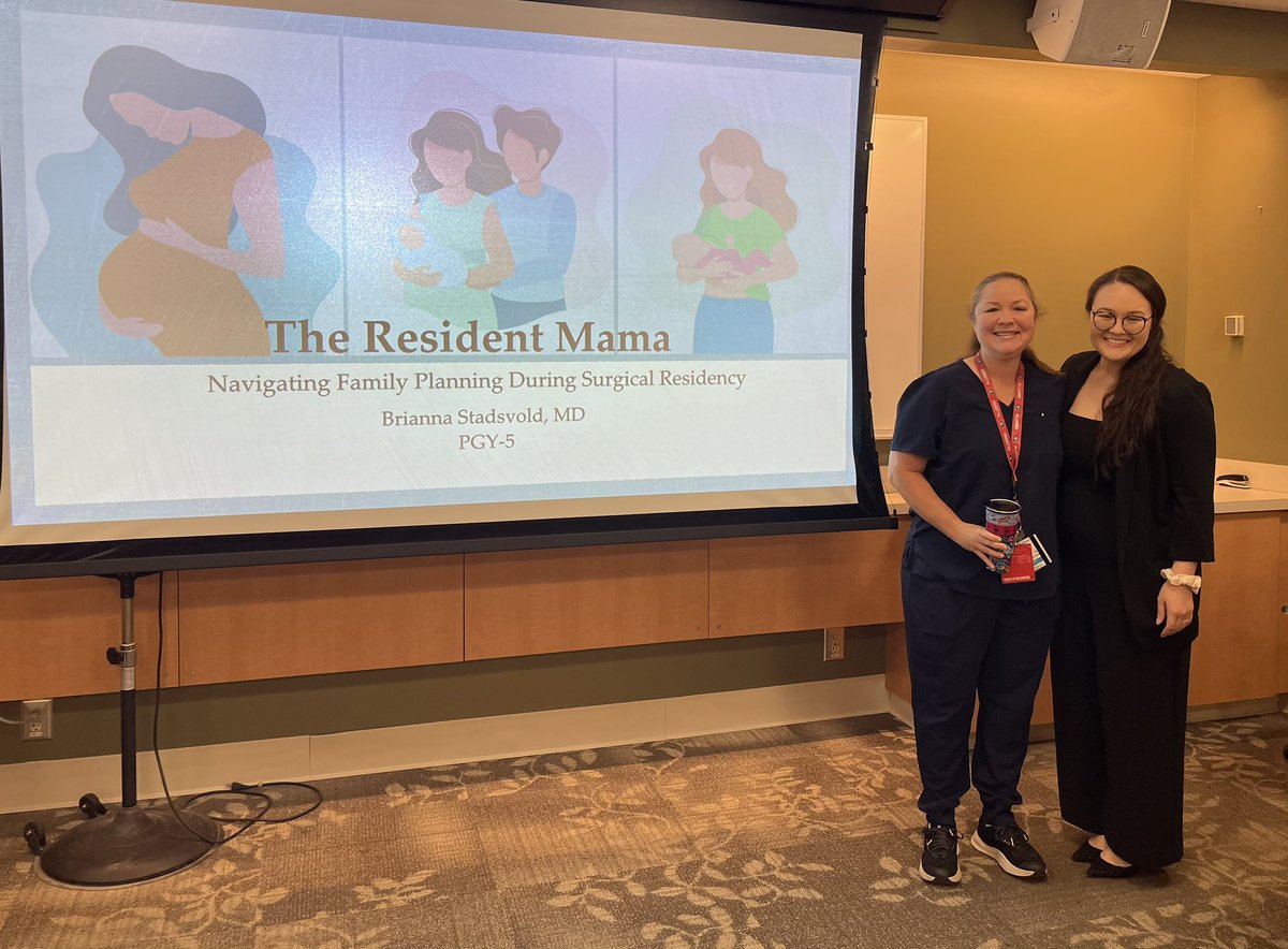 Incredibly proud of our chief resident and soon to be MIS surgical fellow <a href="/blstadsvold/">Brianna Stadsvold</a> … phenomenal grand rounds on fertility, pregnancy, and childcare in surgical residency! You know you have given a good talk when 20 people engage with questions at the end :)
