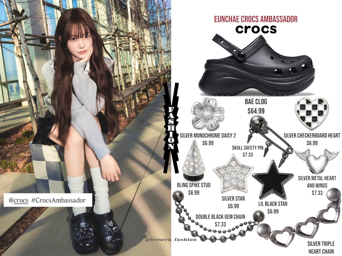 EUNCHAE, Crocs newest brand ambassador, Jibbitz™ Charms