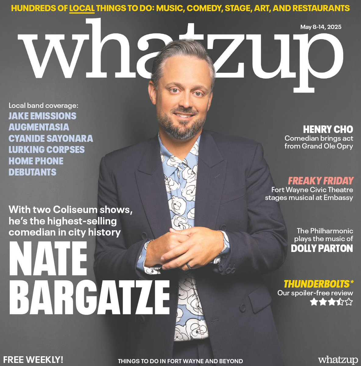 Our latest issue is now online and on newsstands! 📰 
#whatzup #whatzupftwayne 

whatzup.com/issue/050825_n…