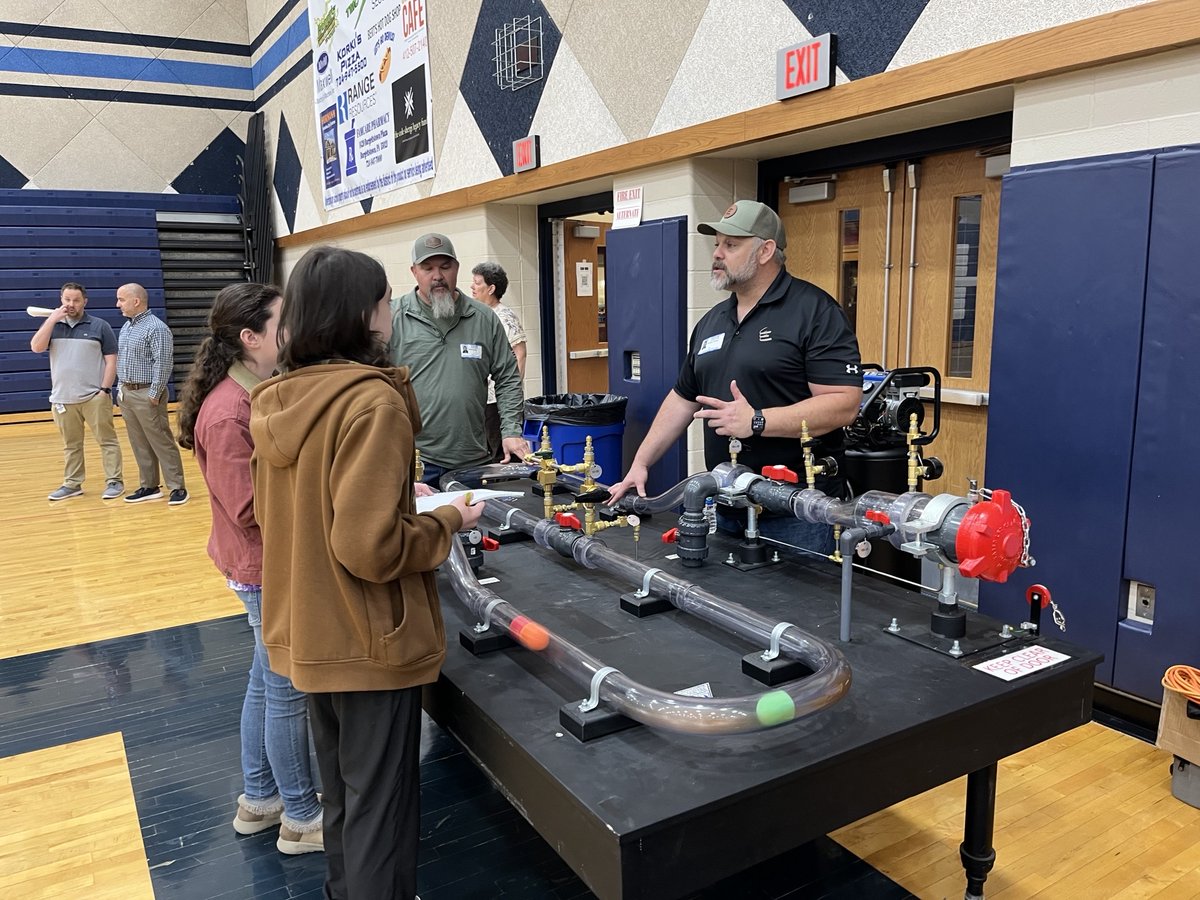 We were honored to be invited to the Burgettstown Middle High School's career fair this week in Washington County, PA. We always enjoy talking to students about the important work of the energy industry — and helping to lay the groundwork for our future workforce!