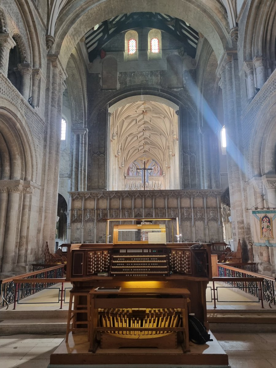 Day out in Christchurch giving an organ recital!