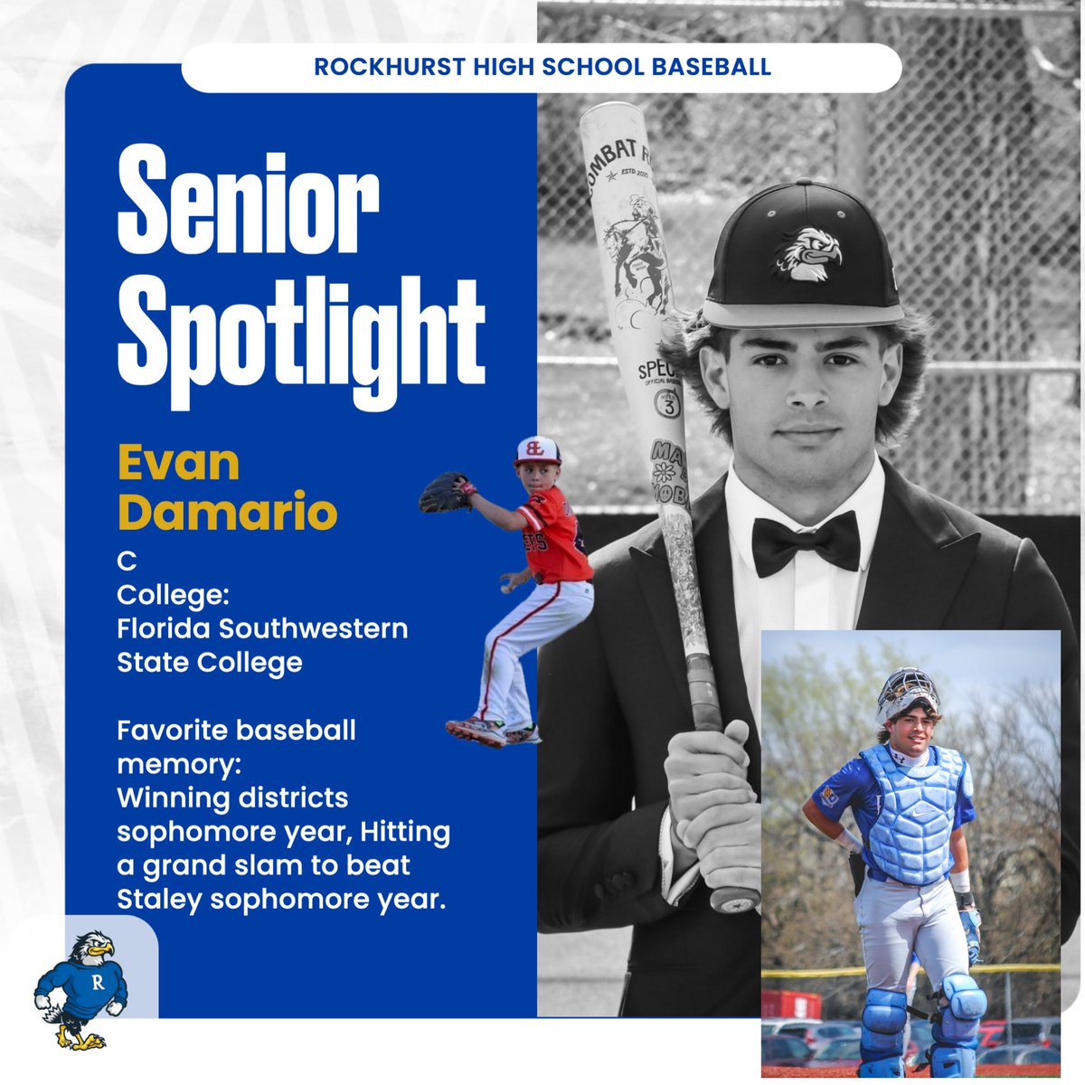 SENIOR SPOTLIGHT:
Evan Damario, C, Florida Southwestern State College
