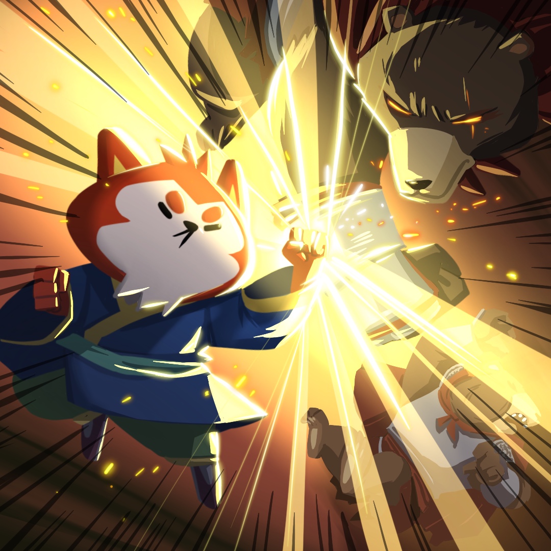When shifu swings, no bears stands a chance against him.