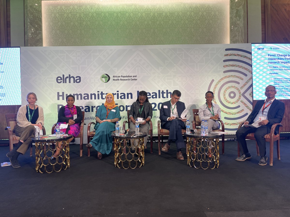 I was delighted to co-chair a panel discussion yesterday at the Humanitarian Health Research Forum on the role of researchers from crisis-affected countries in research impact. The panel showcased good practices and impacts from countries affected by crisis.