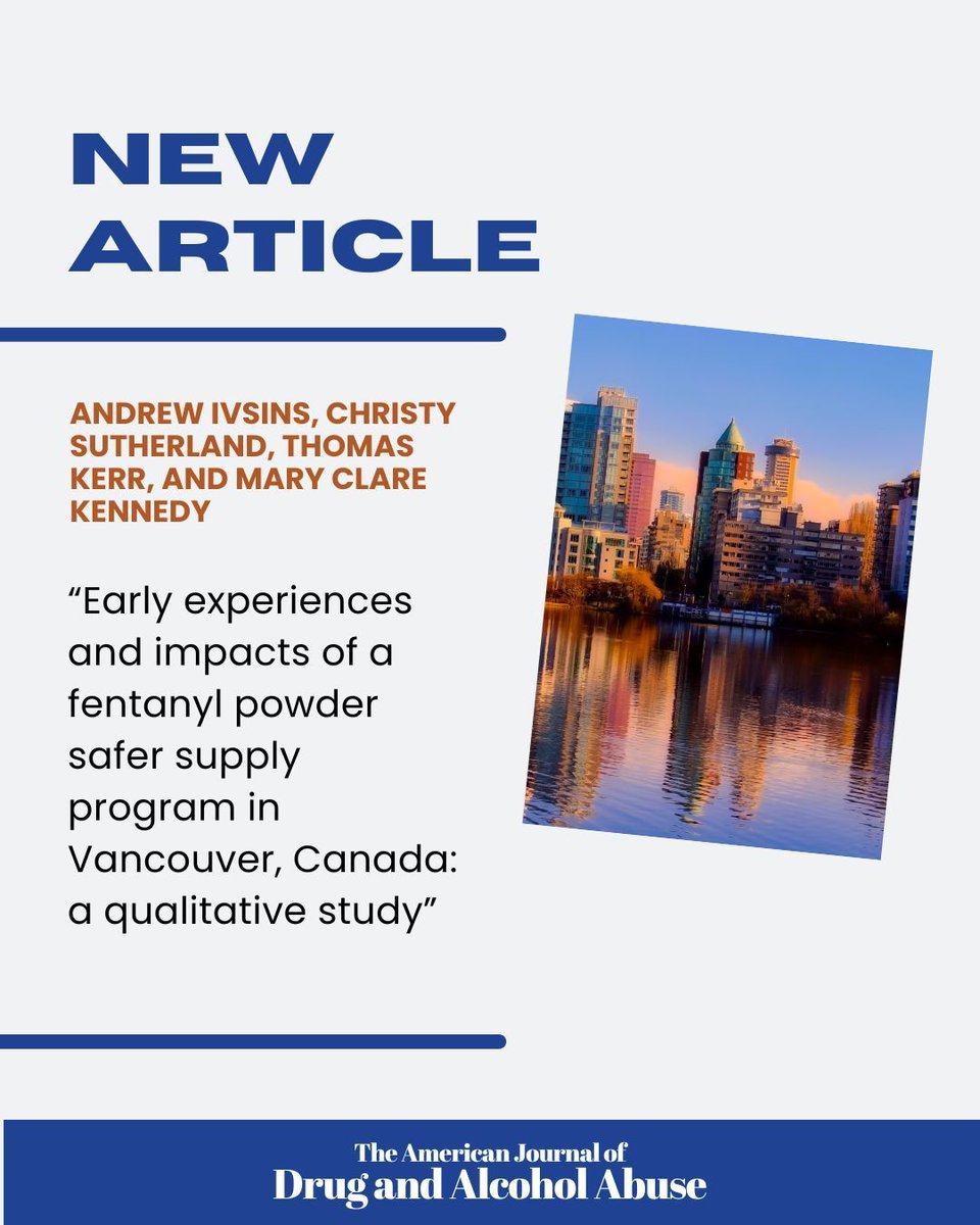 #HarmReduction works!! New study highlights the SAFER program in Vancouver: 72% of participants reduced unregulated drug use after accessing pharmaceutical-grade fentanyl powder—showing promise in tackling the overdose crisis.tandfonline.com/doi/full/10.10…