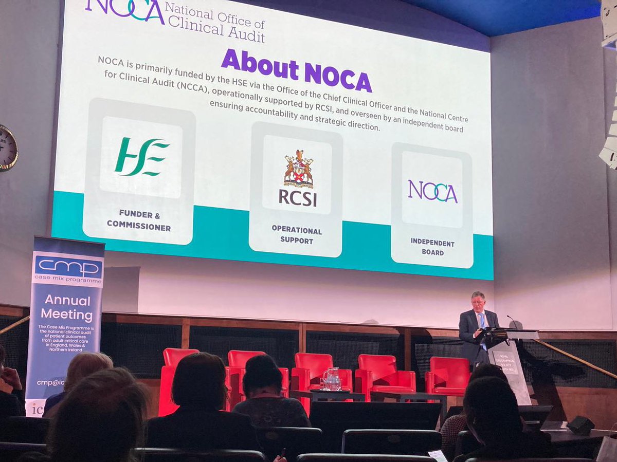 Professor Rory Dwyer, Clinical Lead for the Irish National ICU Audit also spoke today at the <a href="/ICNARC/">ICNARC</a> Case Mix Programme Annual Meeting. His presentation explored findings from the audit as well as quality improvement initiatives taking place in hospitals using the data locally.