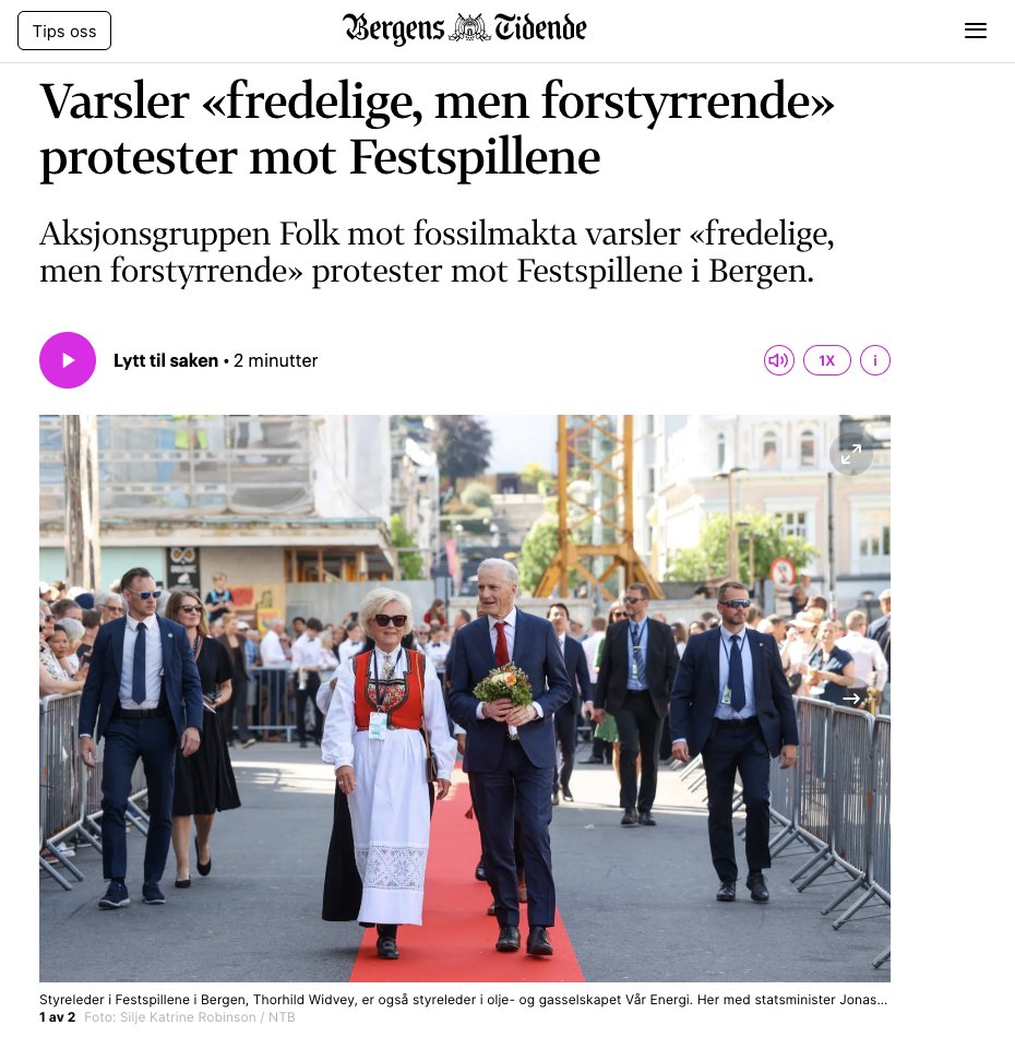 Folk mot fossilmakta (@motfossilmakta) on Twitter photo Nå er vi i gang! Bli med oss til <a href="/Festspillene/">Festspillene i Bergen</a>
og utfordre fossilmakta! ✊️✊️
Meld deg på her 👉 forms.folkmotfossilmakta.no/formz/occurren… Nå er vi i gang! Bli med oss til <a href="/Festspillene/">Festspillene i Bergen</a>
og utfordre fossilmakta! ✊️✊️
Meld deg på her 👉 forms.folkmotfossilmakta.no/formz/occurren…