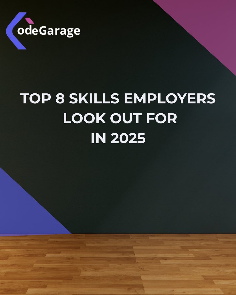 CodegarageA's tweet image. Top 8 Tech Skills Employers Will Look for in 2025:
1.AI & Machine Learning
2.Cloud Computing (AWS, Azure, GCP)
3.Cybersecurity
4. Data Science & Analytics
5. DevOps & Automation
6. Full-Stack Development
7. Blockchain
8. Digital Marketing