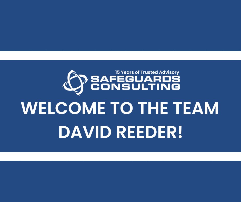 SafeguardsC's tweet image. Safeguards Consulting is proud to welcome our new Security Consultant, David Reeder, to the team!

#PhysicalSecurity #Security #SecurityConsulting