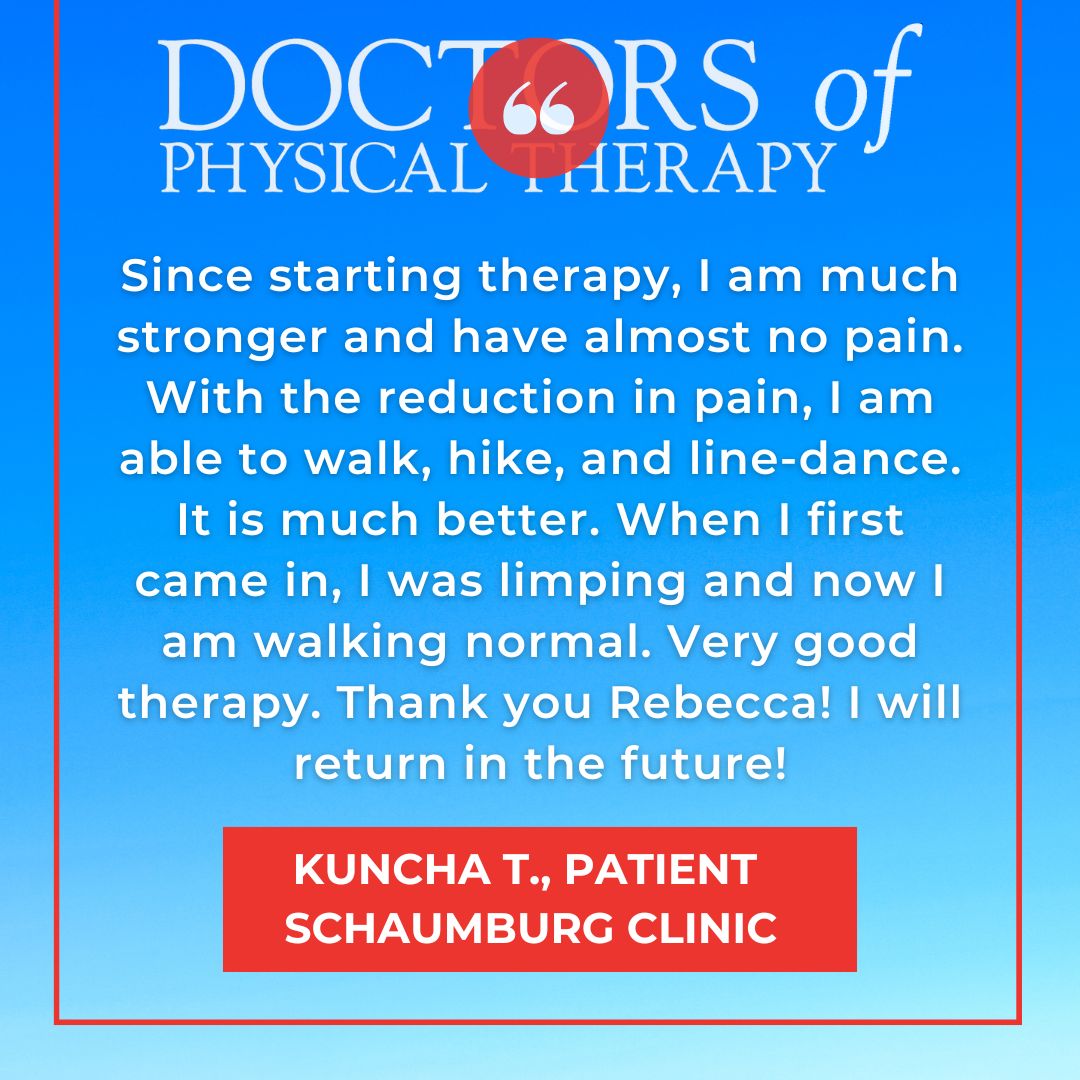DPTRed's tweet image. Thanks for taking the time to share your experience, Kuncha!

#DPTSuccess #DPTRed #GetBetterFaster