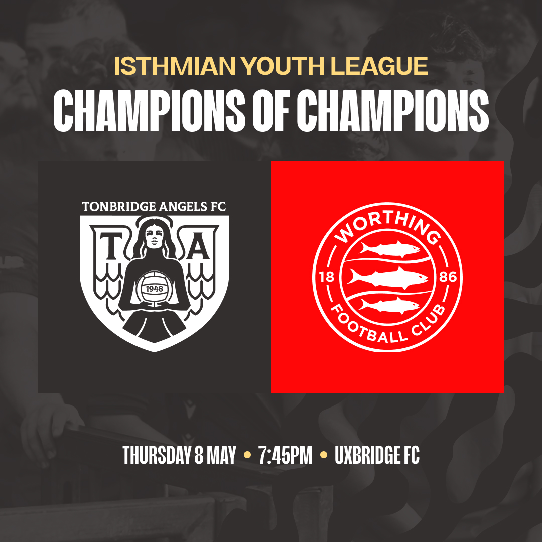 Worthing FC (@worthingfc) on Twitter photo Good luck to the Club's under-18's who face Tonbridge Angels this evening for the right to be crowned <a href="/IsthmianLeague/">The Pitching In Isthmian League</a> Champions of Champions 🏆 Good luck to the Club's under-18's who face Tonbridge Angels this evening for the right to be crowned <a href="/IsthmianLeague/">The Pitching In Isthmian League</a> Champions of Champions 🏆