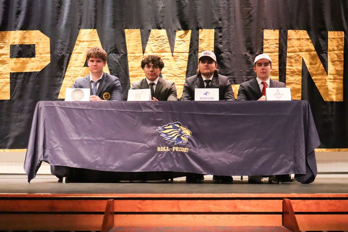 Trinity-Pawling Football (@tpridefootball) on Twitter photo Congratulations to our spring signees! Joining their four teammates, who began their journey in January.
<a href="/Sam_jaffe8/">Sam Jaffe</a> going to <a href="/DCRedDevilFB/">Dickinson Football</a>
<a href="/RoniEloranta/">Roni Eloranta 🇫🇮 C /OG / LS | 6'4'' 250lbs</a> going to <a href="/KenyonFootball/">Kenyon Football</a>
<a href="/MinjarezEvan/">Evan Minjarez 3 ★ QB</a> going to <a href="/NavyFB/">Navy Football</a>
<a href="/FoldesiGergo/">Földesi Dániel 6'6 270lbs RT/LT</a> going to <a href="/nmmibroncos/">NMMI Football</a> Congratulations to our spring signees! Joining their four teammates, who began their journey in January.
<a href="/Sam_jaffe8/">Sam Jaffe</a> going to <a href="/DCRedDevilFB/">Dickinson Football</a>
<a href="/RoniEloranta/">Roni Eloranta 🇫🇮 C /OG / LS | 6'4'' 250lbs</a> going to <a href="/KenyonFootball/">Kenyon Football</a>
<a href="/MinjarezEvan/">Evan Minjarez 3 ★ QB</a> going to <a href="/NavyFB/">Navy Football</a>
<a href="/FoldesiGergo/">Földesi Dániel 6'6 270lbs RT/LT</a> going to <a href="/nmmibroncos/">NMMI Football</a>