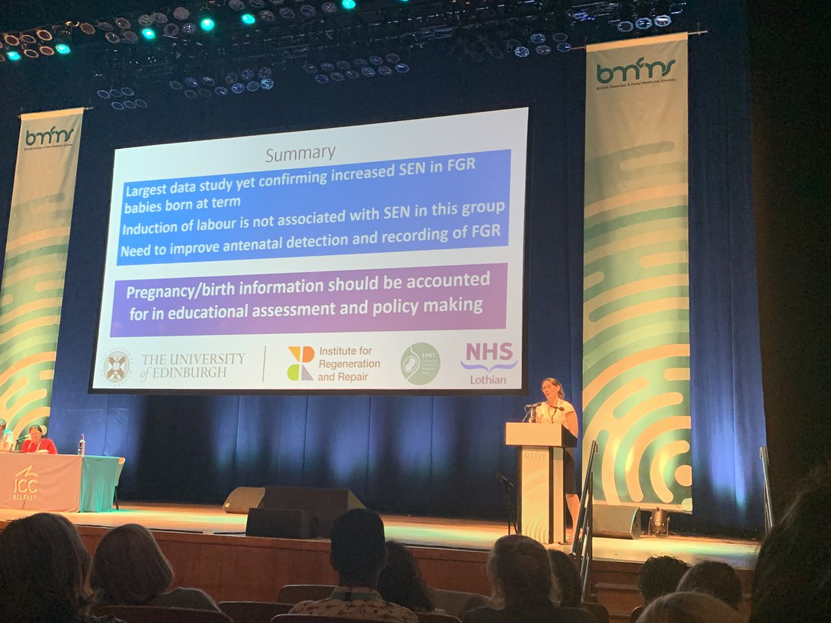 Adalina Sacco (@adalinasacco) on Twitter photo My fab friend <a href="/futuresrosy/">Rose Townsend</a> presenting at #BMFMS2025 - FGR at term is associated with increased SEN, and IOL (thankfully) doesn’t seem to increase this risk. Great use of big Scottish data ⭐️ My fab friend <a href="/futuresrosy/">Rose Townsend</a> presenting at #BMFMS2025 - FGR at term is associated with increased SEN, and IOL (thankfully) doesn’t seem to increase this risk. Great use of big Scottish data ⭐️