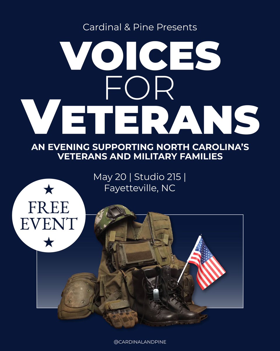 Looking forward to participating in this event supporting veterans in Fayetteville. 
It is more important now than ever before that we come together to ensure the country we defended with our lives isn’t destroyed by corrupt political forces.