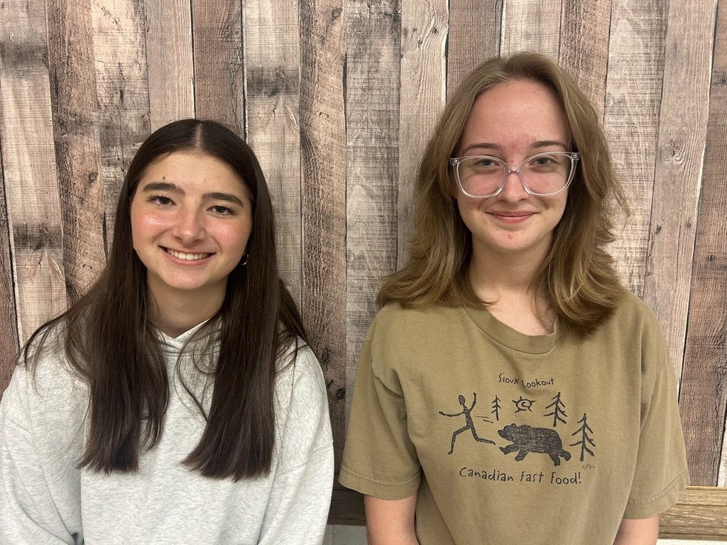 Congratulations to McKenna Bark and Faith Thompson for earning their Seal of Biliteracy in Spanish!