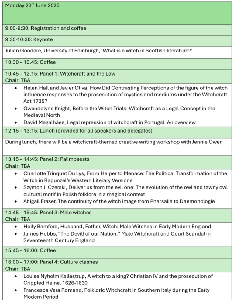 MagicWitchCon's tweet image. We are delighted to announce the 2025 @CREMSYork   Magic and Witchcraft Conference with a theme entitled &quot;What is a Witch&quot;. The  programme is amazing and great discussions are guaranteed! Attendence is both online and in-person so hopefully see you there  bit.ly/Witch25