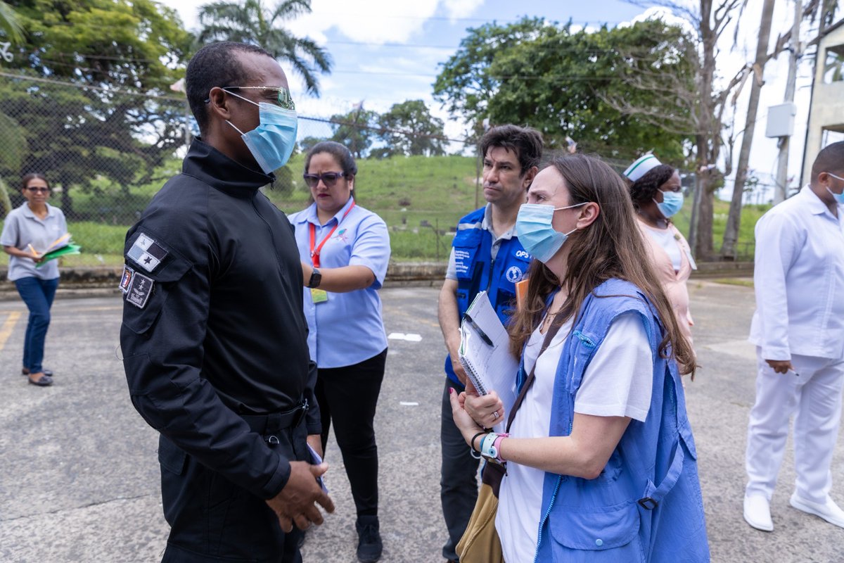 MinGobPma's tweet image. Recibimos a la misión técnica de @opsomspanama y junto al @MINSAPma recorrimos centros penitenciarios en Panamá y Colón. Trabajamos en una hoja de ruta centrada en mejorar la salud penitenciaria y atender las necesidades reales del sistema.