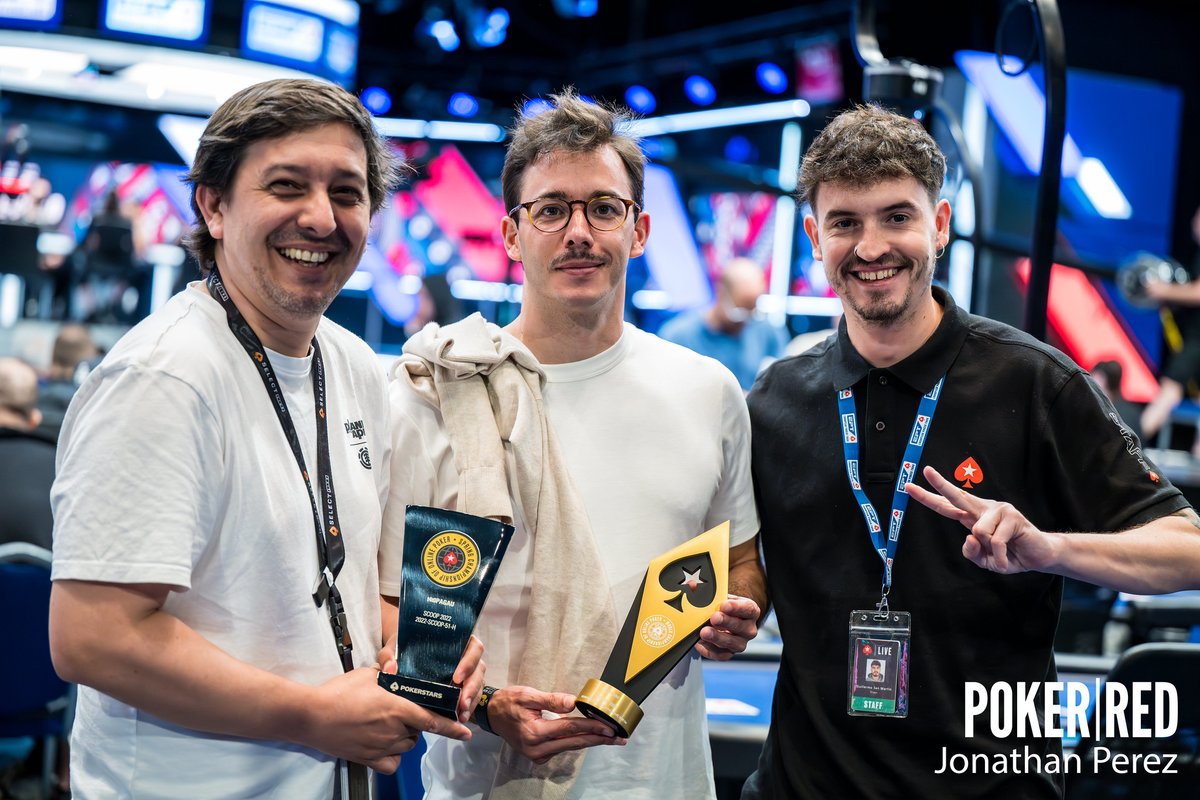 Mario Navarro terminó 6º por 101.000 € en el 25K € NLH de un día
MAIN - NIVEL 22 - 10k / 20k - 20k Ante
36/1.195 jugadores
#EPTMonteCarlo <a href="/PokerStarsSpain/">PokerStars España</a> <a href="/MarioNavarr00/">Mario Navarro</a> <a href="/JainkoAteoa14/">Berri</a> <a href="/MrGhalys/">Adrián Delgado</a> 
poker-red.com/node/153346