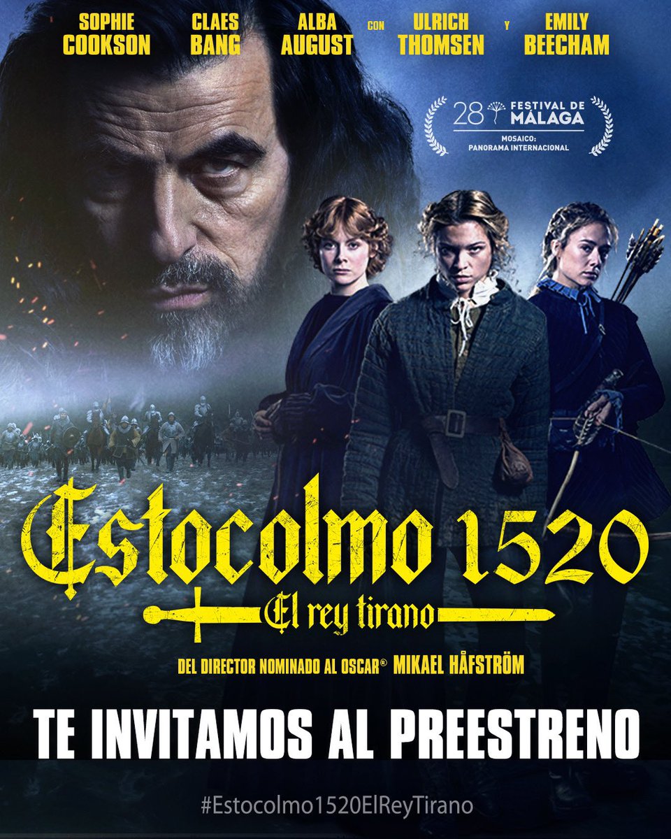 👉 Sorteamos 5 entradas dobles para el preestreno de Madrid y 3 entradas dobles para BCN del 13/05.
 
Consigue 1 de ellas:
 
1. Sigue a <a href="/CINEMANIA_ES/">CINEMANIA_ES</a> y <a href="/DivisaFilms/">Divisa Films</a> 
2. Da a ❤️ y retuitea
3. Etiqueta a tu acompañante y pon #Estocolmo1520

⭐️ ¡Estreno en cines el 16/05!
