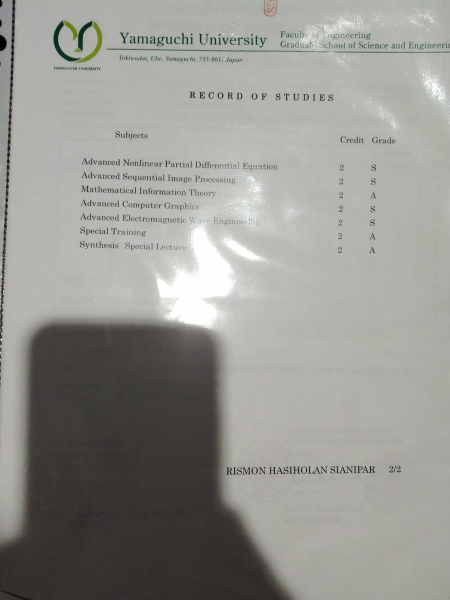 Dokter Tifa (@doktertifa) on Twitter photo Nilai Akademik Doktor Rismon Hasiholan Sianipar <a href="/SianiparRismon/">Rismon Hasiholan Sianipar</a> ketika belajar di YAMAGUCHI University Japan
MENGERIKAN!
Buzzer-Buzzer IQ58 ngga bakal paham ini! Nilai Akademik Doktor Rismon Hasiholan Sianipar <a href="/SianiparRismon/">Rismon Hasiholan Sianipar</a> ketika belajar di YAMAGUCHI University Japan
MENGERIKAN!
Buzzer-Buzzer IQ58 ngga bakal paham ini!