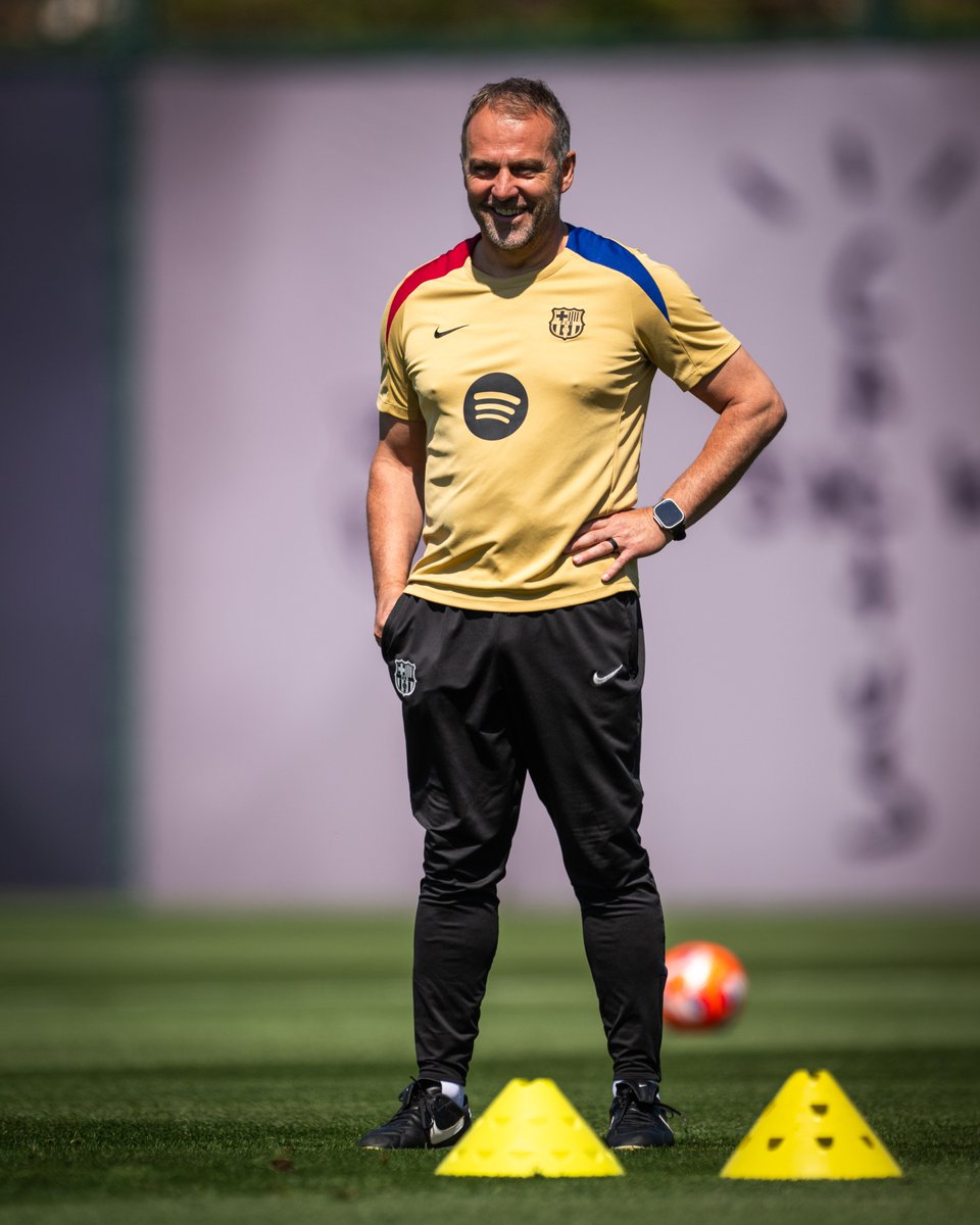 FCBarcelona's tweet photo. The man in command 🫡 https://t.co/dW0f1OH32j