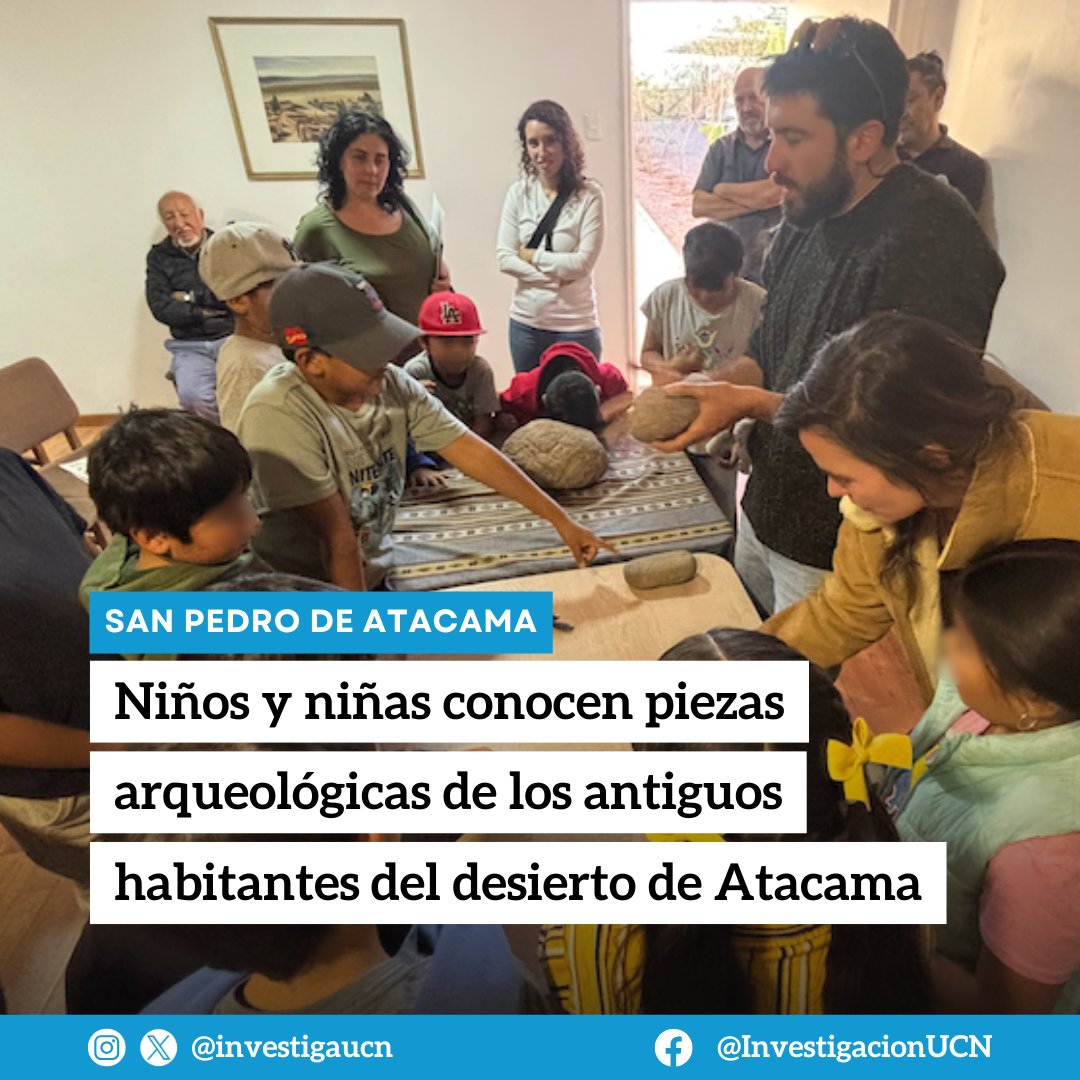 Niños y niñas conocen piezas arqueológicas de los antiguos habitantes del desierto de Atacama

Estudiantes de la Escuela E-26 de #SanPedrodeAtacama conocieron piezas arqueológicas en una visita al #IIAM de la <a href="/UCNorte/">Universidad Católica del Norte</a>.

investigacion.ucn.cl/ninos-y-ninas-…