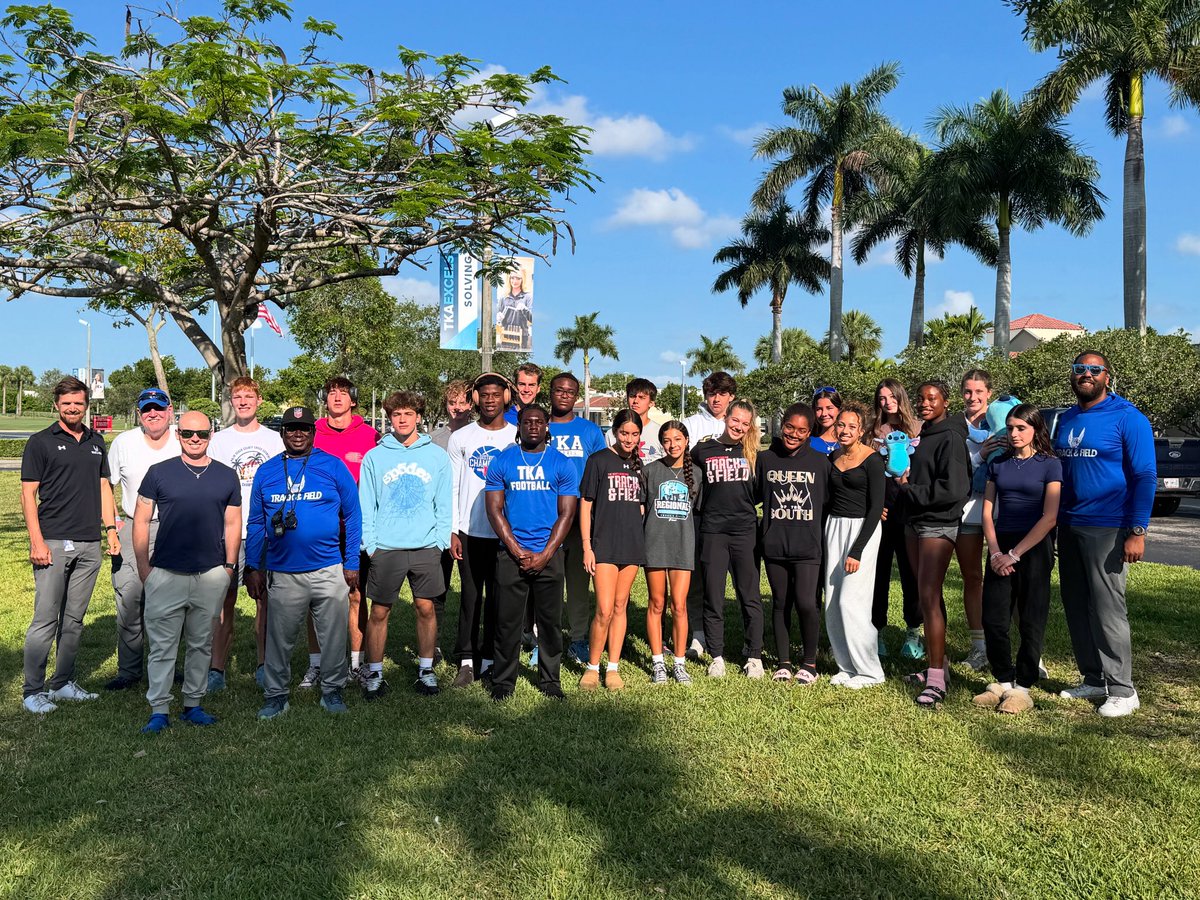 The King’s Academy Athletic Dept. (@tkalions) on Twitter photo Track and field is off to state! #tkatrack
<a href="/TKAWPB/">The King's Academy</a> <a href="/pbphighschools/">Post on High Schools</a> <a href="/ESPNWestPalm/">ESPN WEST PALM (106.3 FM)</a> Track and field is off to state! #tkatrack
<a href="/TKAWPB/">The King's Academy</a> <a href="/pbphighschools/">Post on High Schools</a> <a href="/ESPNWestPalm/">ESPN WEST PALM (106.3 FM)</a>