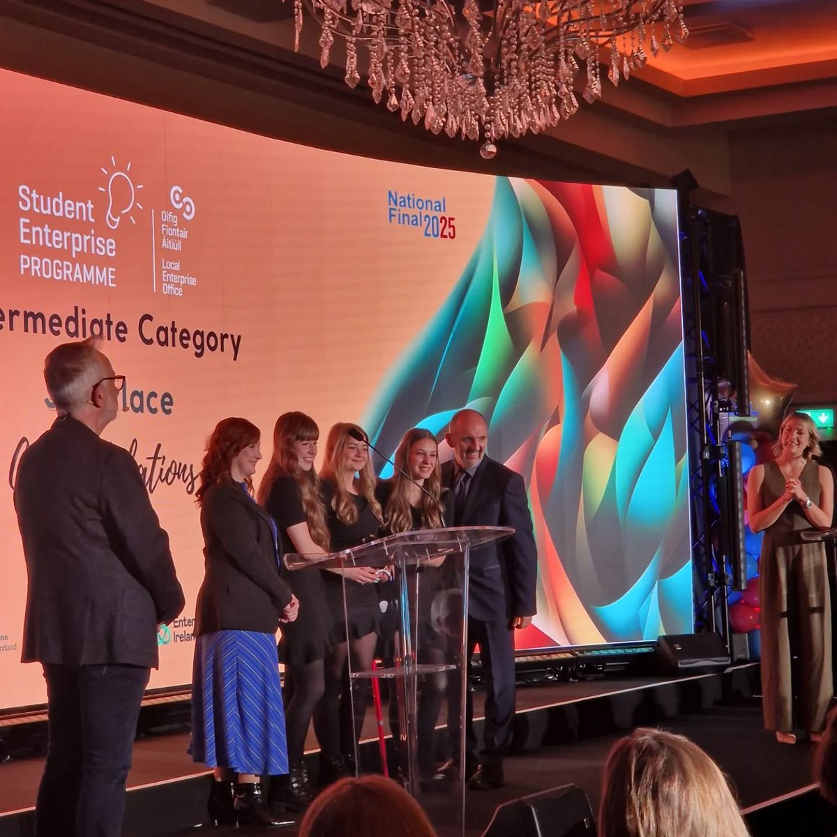 StudentEntProg (@studententprog) on Twitter photo INTERMEDIATE CATEGORY WINNERS 🏆
1.Suet & Song from St. Kieran's College in Kilkenny
2.EASY Stand from St. Clare's CS from Leitrim
3. Sea Tan Gone from Desmond College from Newcastlewest
Huge congratulations! You are brilliant!
#StudentEnterprise INTERMEDIATE CATEGORY WINNERS 🏆
1.Suet & Song from St. Kieran's College in Kilkenny
2.EASY Stand from St. Clare's CS from Leitrim
3. Sea Tan Gone from Desmond College from Newcastlewest
Huge congratulations! You are brilliant!
#StudentEnterprise