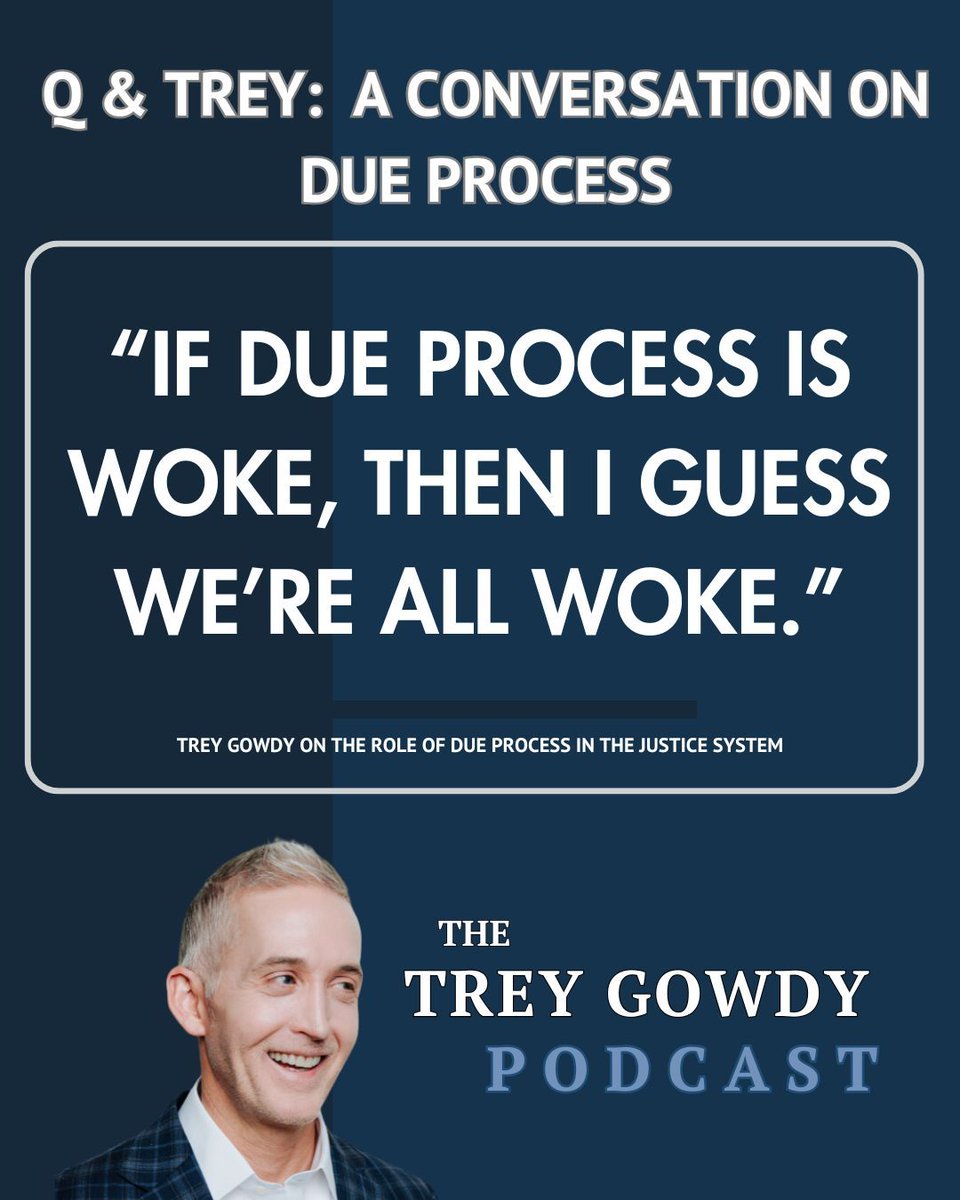 . @Tgowdysc answers questions on due process and its role in the criminal justice system.

Here are his thoughts on today's episode of Q &amp; Trey! buff.ly/aY223Kh