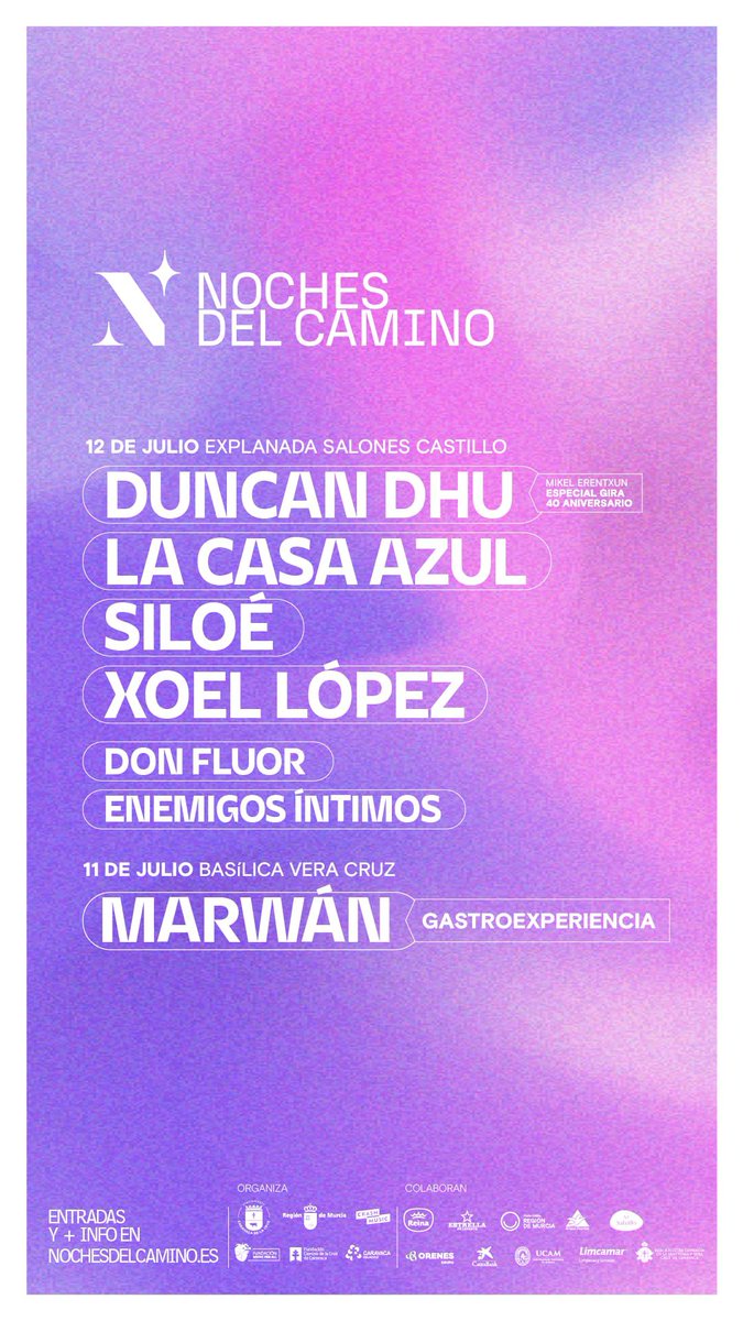 CaminoCaravaca's tweet image. Esta mañana se ha presentado oficialmente en el @AytoCaravaca 🏛️ la 2ª edición de #NochesDelCamino.
Un acto en el que se ha confirmado la incorporación de SILOÉ 🌠 como cierre de cartel del festival.
Con presencia del alcalde, la directora gral de Turismo y Joaquín Crash deMusic