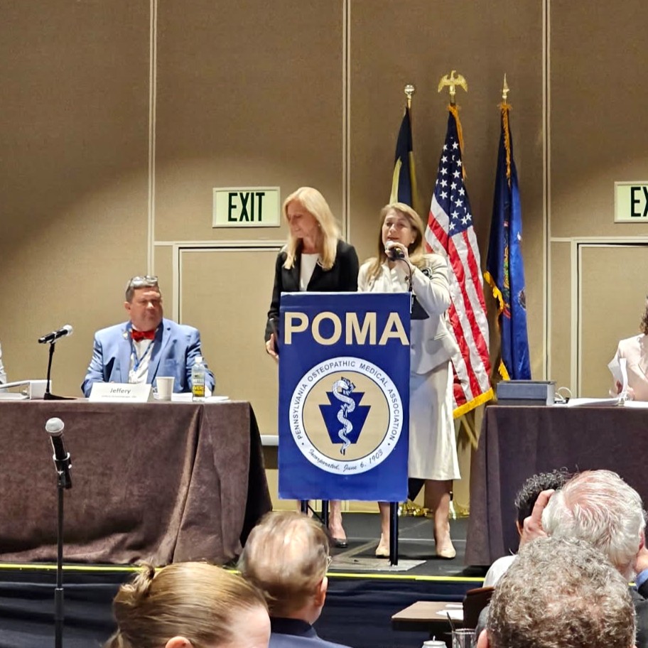 AOA President Teresa Hubka, DO, FACOOG (Dist.), CS, and AOA CEO Kathleen Creason, MBA, joined the <a href="/POMA_DOs/">POMA</a> Board of Trustees meeting to share updates on osteopathic education, GME, CME, advocacy, OMT reimbursement, and AOA board certification. #DOproud

@aoa_ceo <a href="/AOAforDOs_Pres/">Teresa A. Hubka, DO</a>