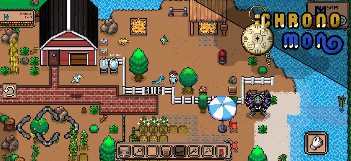SGS__Games's tweet image. 🚨 CHRONOMON IS OUT NOW!!!

🎮 Monster taming meets farming sim
🌱 Grow crops, battle creatures, explore the wild
🔄 Cross-save across PC, Mobile &amp;amp; soon Consoles
💾 One-time purchase, no ads, no IAPs

A like or retweet would also be MUCH appreciated in helping a small dev reach…