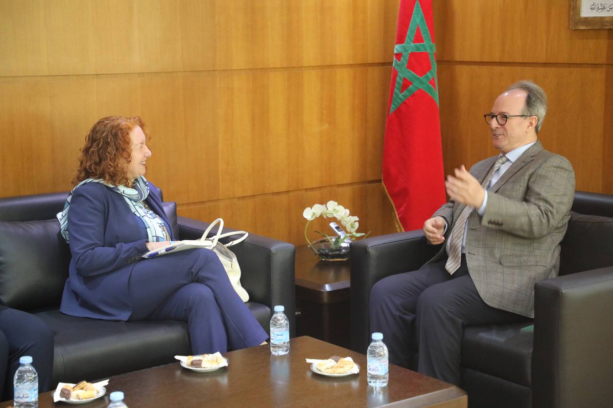 PNUD Maroc (@pnudmaroc) on Twitter photo 🤝 Rencontre entre M. Mohamed Al-Habib Balkoush, Délégué interministériel aux Droits de l'Homme, et Mme Ilaria Carnevali, Représentante Résidente du <a href="/pnudmaroc/">PNUD Maroc</a>.
📌 Échanges autour des perspectives de coopération en matière de #droitshumains et d’accompagnement des engagements 🤝 Rencontre entre M. Mohamed Al-Habib Balkoush, Délégué interministériel aux Droits de l'Homme, et Mme Ilaria Carnevali, Représentante Résidente du <a href="/pnudmaroc/">PNUD Maroc</a>.
📌 Échanges autour des perspectives de coopération en matière de #droitshumains et d’accompagnement des engagements