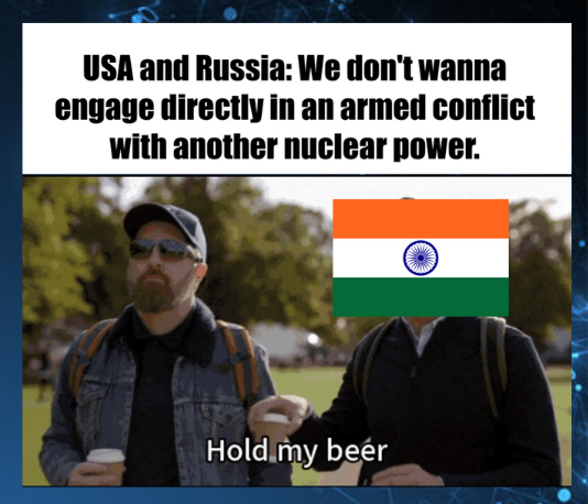 DES_667's tweet photo. 💩 Poop-slinging goes digital: India reports 1M+ cyberattacks, some from Pakistan, others from Morocco, Indonesia, etc.
Groups like Team Insane PK &amp; Pakistan Cyber Force claim breaches.
Indian hackers hit back: 1,500+ PK sites down, phishing too.
#CyberWar #war #India #Pakistan https://t.co/iOh6JRjDN0
