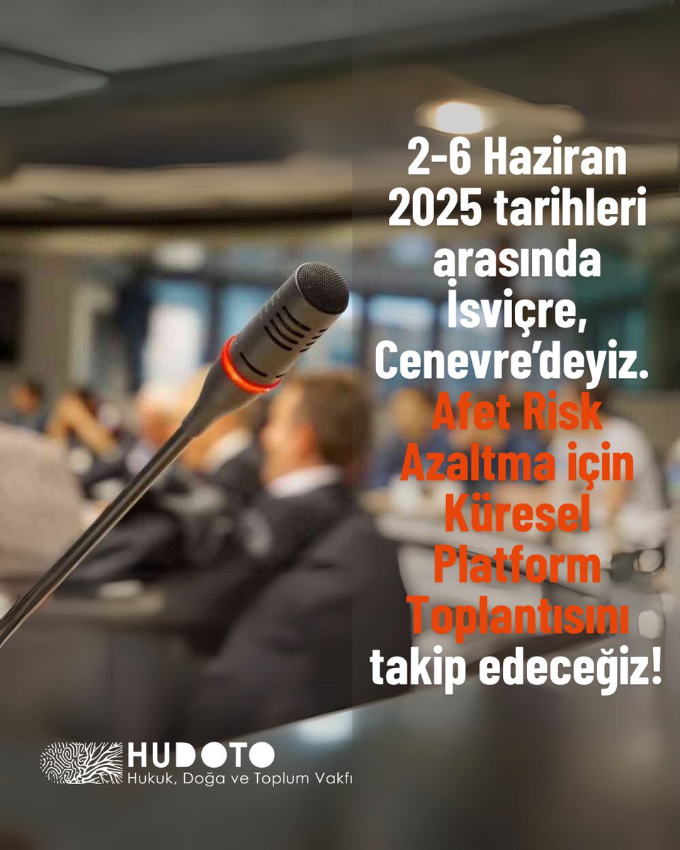 HUDOTO (@hukukdogatoplum) on Twitter photo 📣2-6 Haziran 2025 tarihleri arasında İsviçre, Cenevre’deyiz. AB Sivil Düşün Programı desteği ile <a href="/SivilDusun/">Sivil Düşün</a> Afet Risk Azaltma için Küresel Platform Toplantısını takip edeceğiz! Forum hakkında detaylı bilgi için: globalplatform.undrr.org
#HudotoVakfı #HUDOTO 📣2-6 Haziran 2025 tarihleri arasında İsviçre, Cenevre’deyiz. AB Sivil Düşün Programı desteği ile <a href="/SivilDusun/">Sivil Düşün</a> Afet Risk Azaltma için Küresel Platform Toplantısını takip edeceğiz! Forum hakkında detaylı bilgi için: globalplatform.undrr.org
#HudotoVakfı #HUDOTO