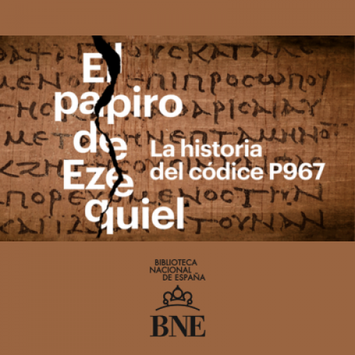 GreeceinSpain's tweet photo. La Biblioteca Nacional de España🇪🇸 @BNE_biblioteca acoge a partir de hoy una muestra del #Papiro de Ezequiel,escrito en griego🇬🇷, que es el documento más antiguo que alberga esta institución.El papiro está fechado en torno al siglo III d.C. y es propiedad de la @FundacionPastor https://t.co/UzigSiEIh8