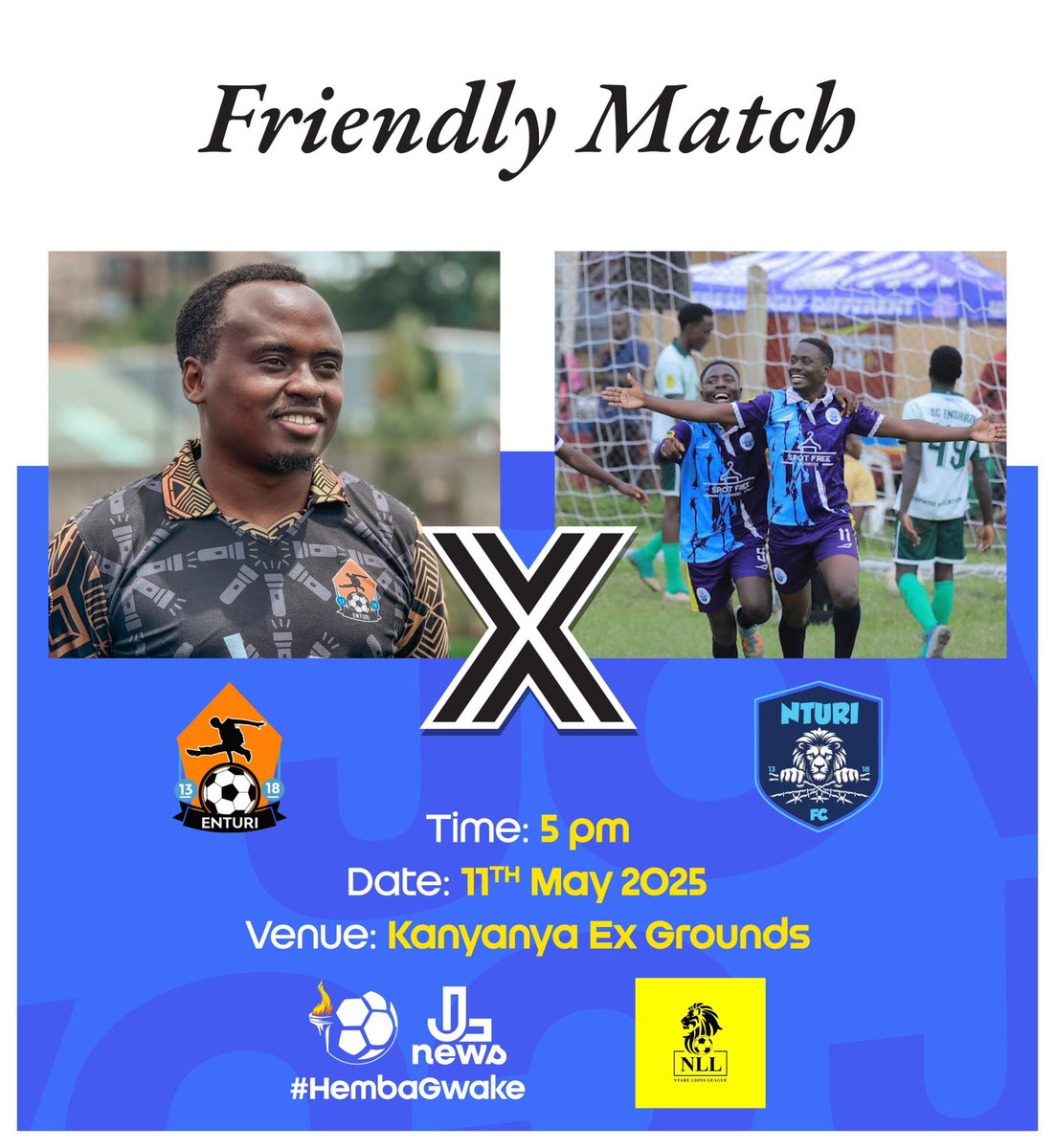 ENTURI (@enturifc) on Twitter photo A shoulder of friendship, an air of brotherhood !
We host our brothers <a href="/FcNturi/">Nturi FC</a> from <a href="/ntare_league/">Ntare Lions League</a> in a friendly match, witness the very best of skill this Sunday. Let's escape guys 🔥
Up The Escapees
<a href="/CaptanoEvents/">Captano Events</a>
#HembaGwake A shoulder of friendship, an air of brotherhood !
We host our brothers <a href="/FcNturi/">Nturi FC</a> from <a href="/ntare_league/">Ntare Lions League</a> in a friendly match, witness the very best of skill this Sunday. Let's escape guys 🔥
Up The Escapees
<a href="/CaptanoEvents/">Captano Events</a>
#HembaGwake