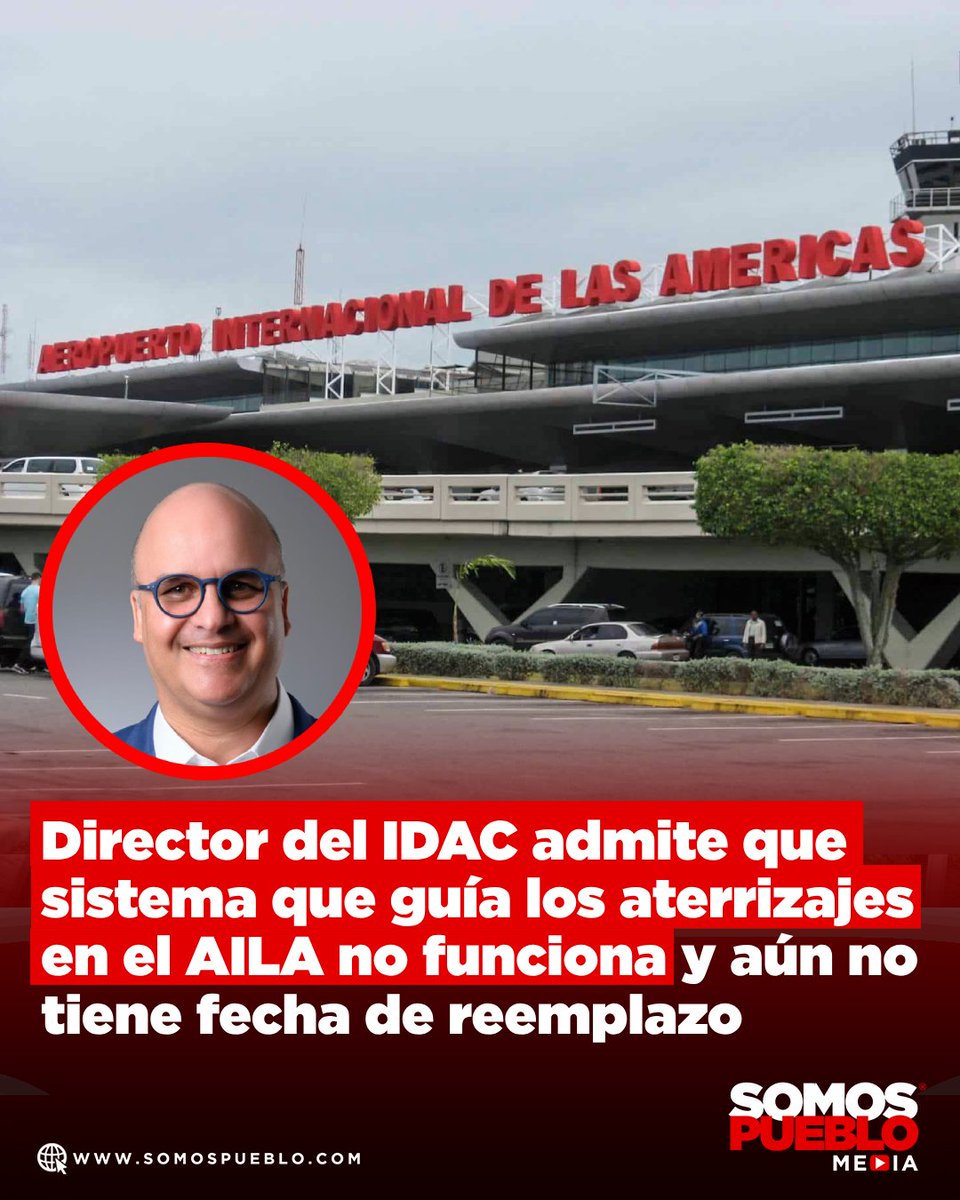 El director del Instituto Dominicano de Aviación Civil (IDAC), Igor Rodríguez, admitió este jueves que el Sistema de Aterrizaje por Instrumentos (ILS) del Aeropuerto Internacional de Las Américas (AILA) presenta fallos desde hace meses, sin que hasta el momento se haya ejecutado