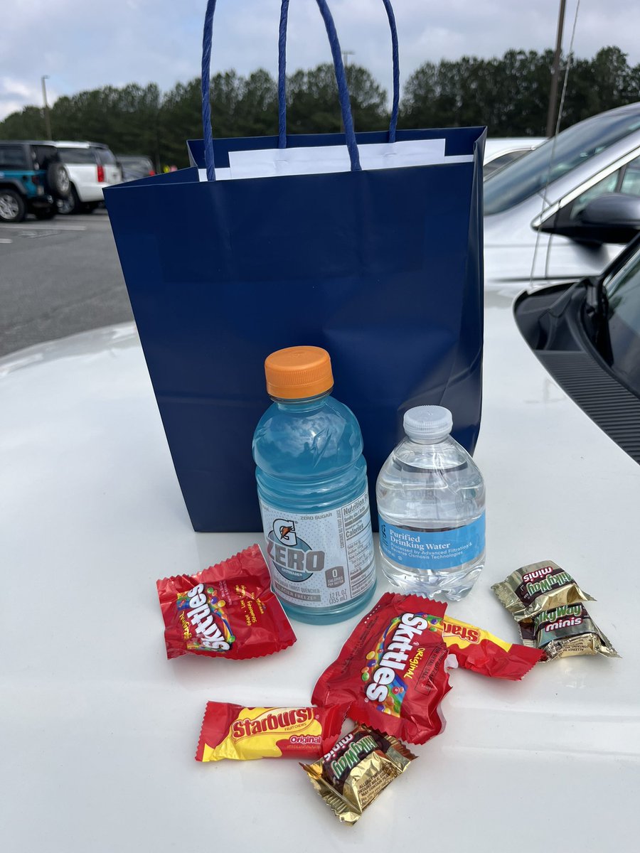 Shout out to Coach Devine at Woodstock for the goodie bag🔥🔥 I bet the coaches in your state don't do this‼️#brickbybrick